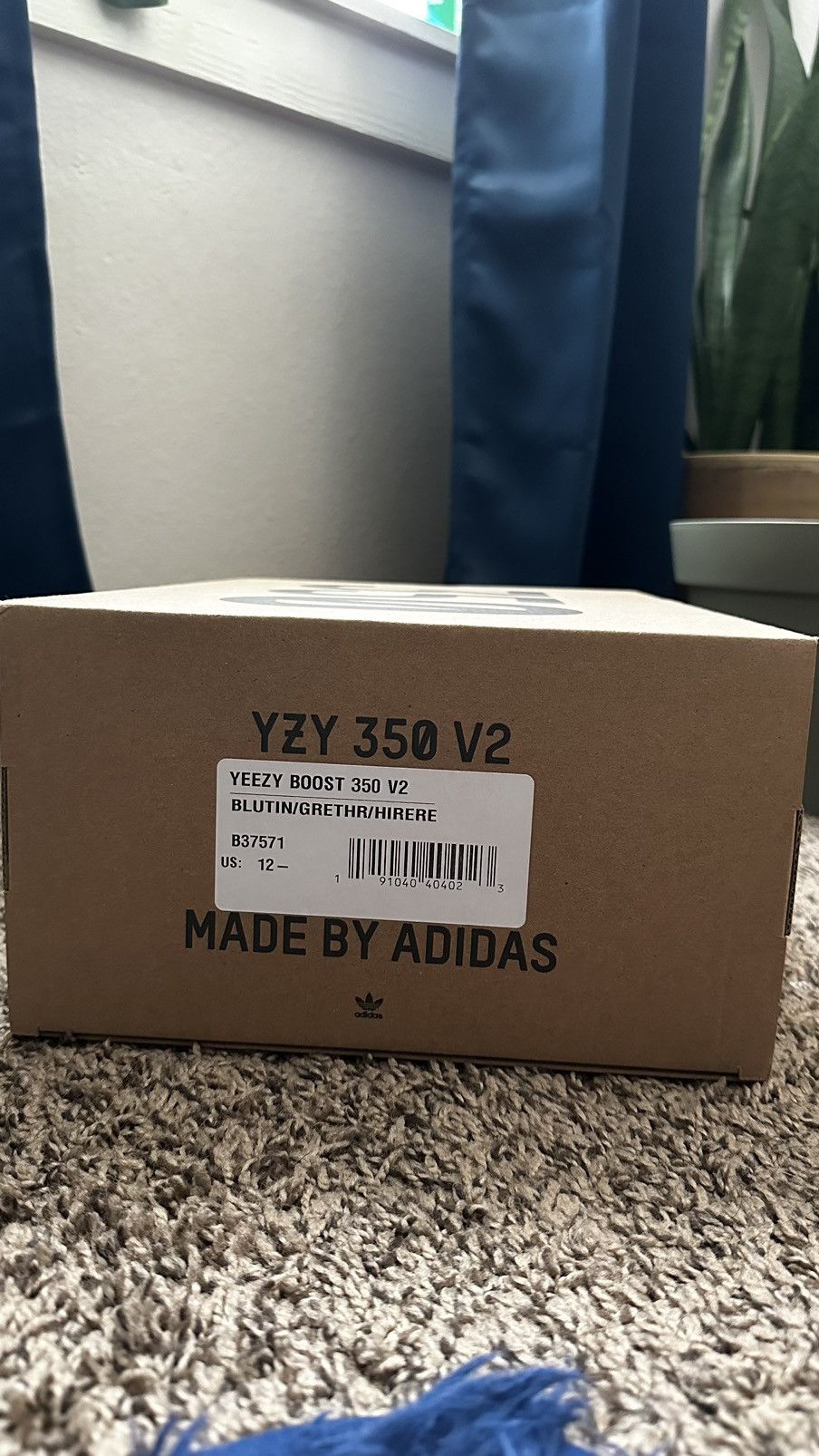 Adidas × Kanye West Yeezy 350 V2 Blue Tint size 12.5 Size US 12.5 / EU 45-46 - 8 Thumbnail