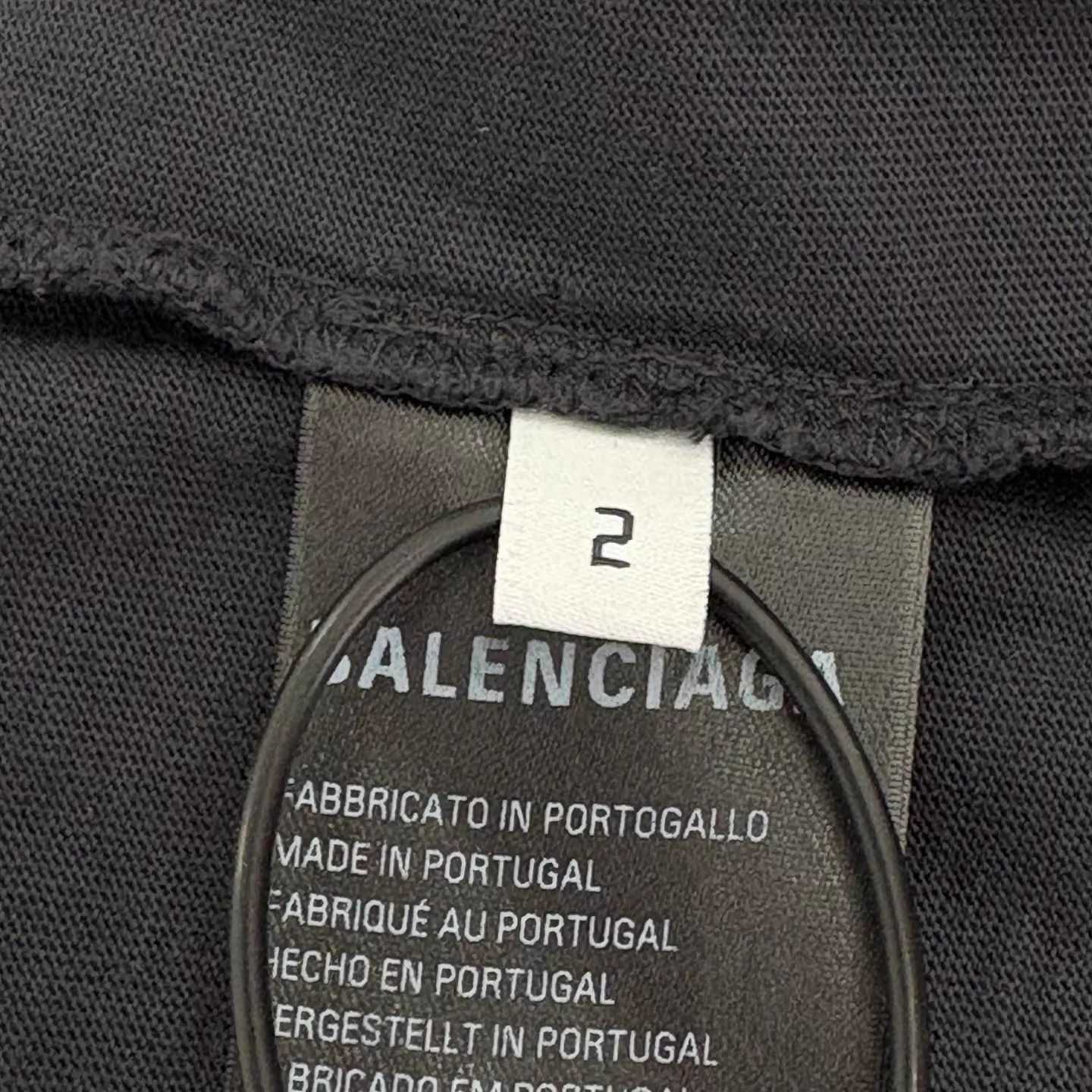 Balenciaga Balenciaga Black Earth Print Ripped SS Tee 2 New Size US M / EU 48-50 / 2 - 5 Thumbnail