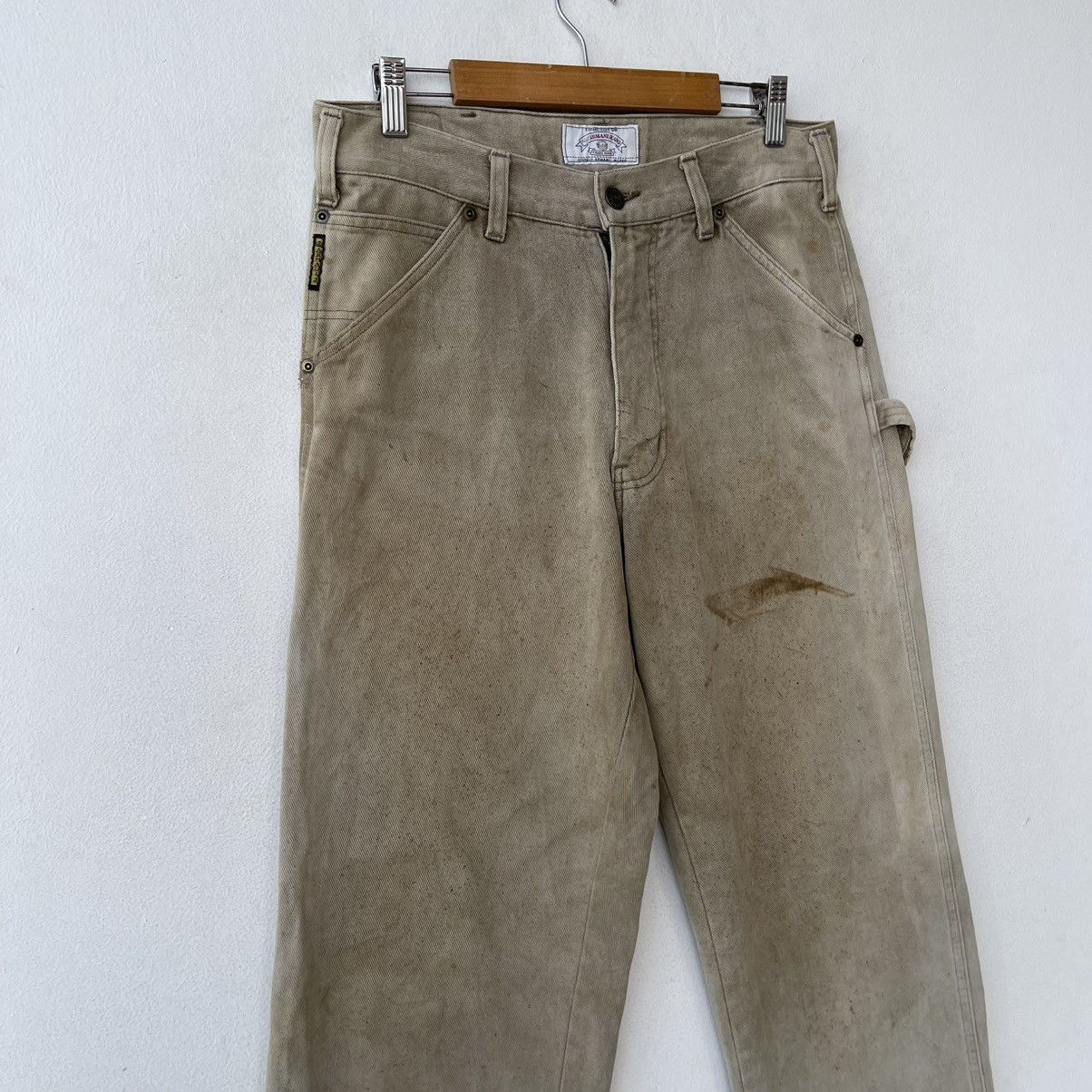 Giorgio Armani Vintage Armani Jeans Made in Italy Carpenter Pants Canvas Size US 31 - 4 Thumbnail