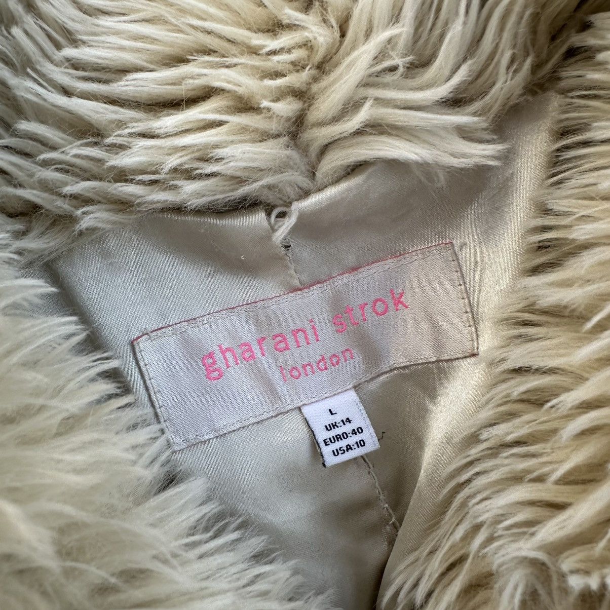 20471120 × Grunt Style × Y/Project Vintage Gharani Strok Fur Coat Jacket Y2K 00s USA Grunge Size L / US 10 / IT 46 - 9 Thumbnail