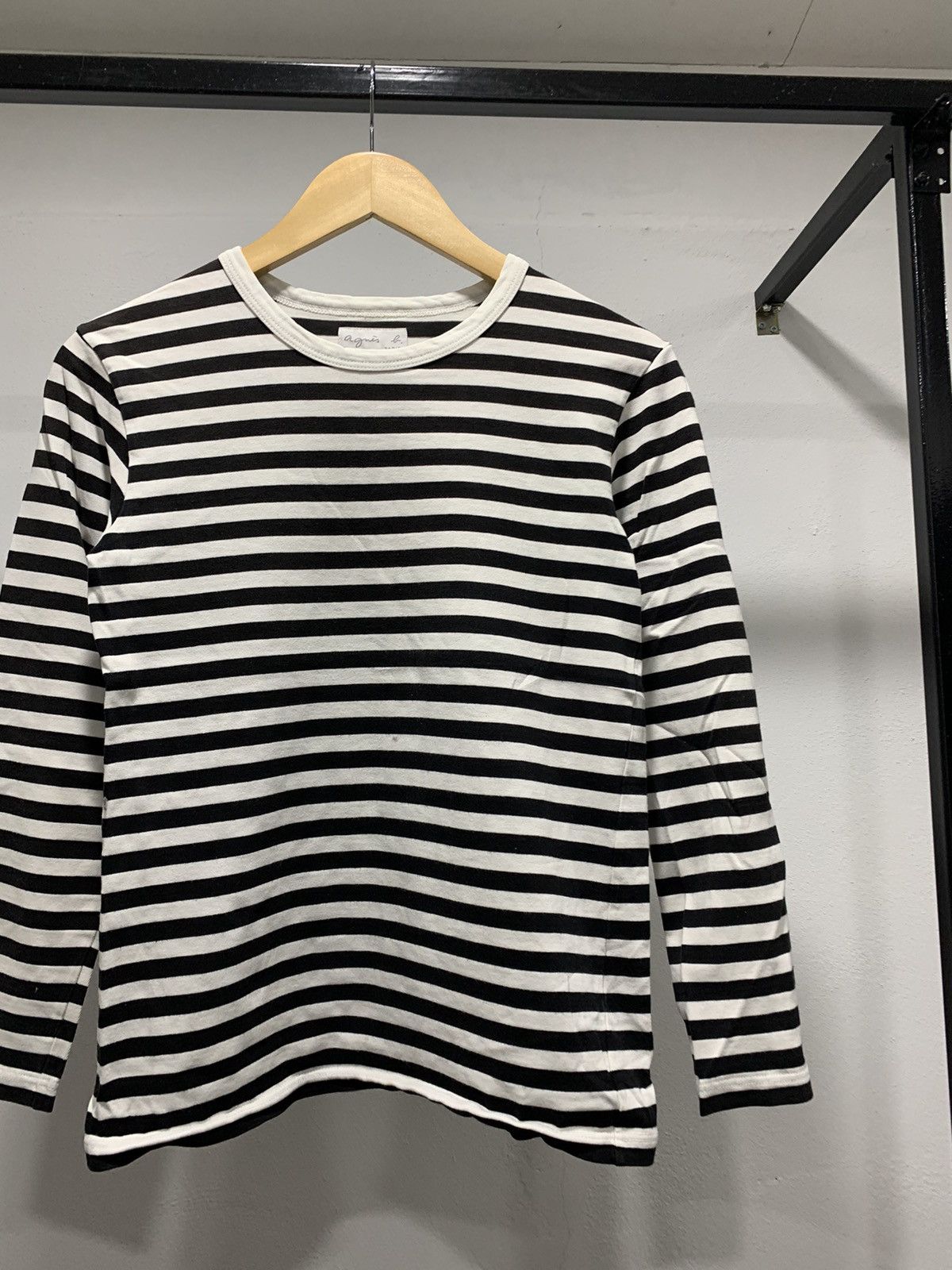 Designer × OVER THE STRiPES × agnes b. Agnes B. Ls Tshirt Made in Japan Size S / US 4 / IT 40 - 2 Thumbnail