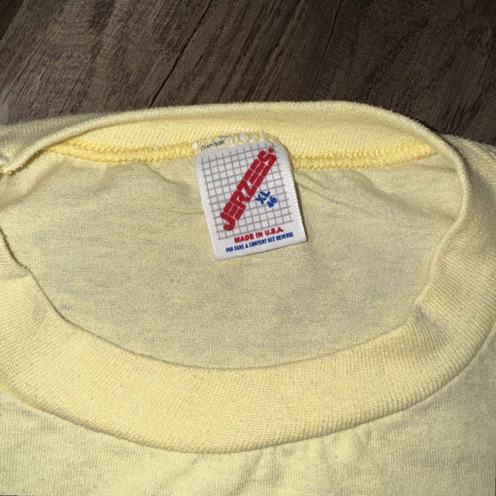 Vintage VINTAGE Made In USA SINGLE STITCH Girl Scout T-Shirt Yellow XL 22x26.5 Jerszees Size US XL / EU 56 / 4 - 5 Thumbnail