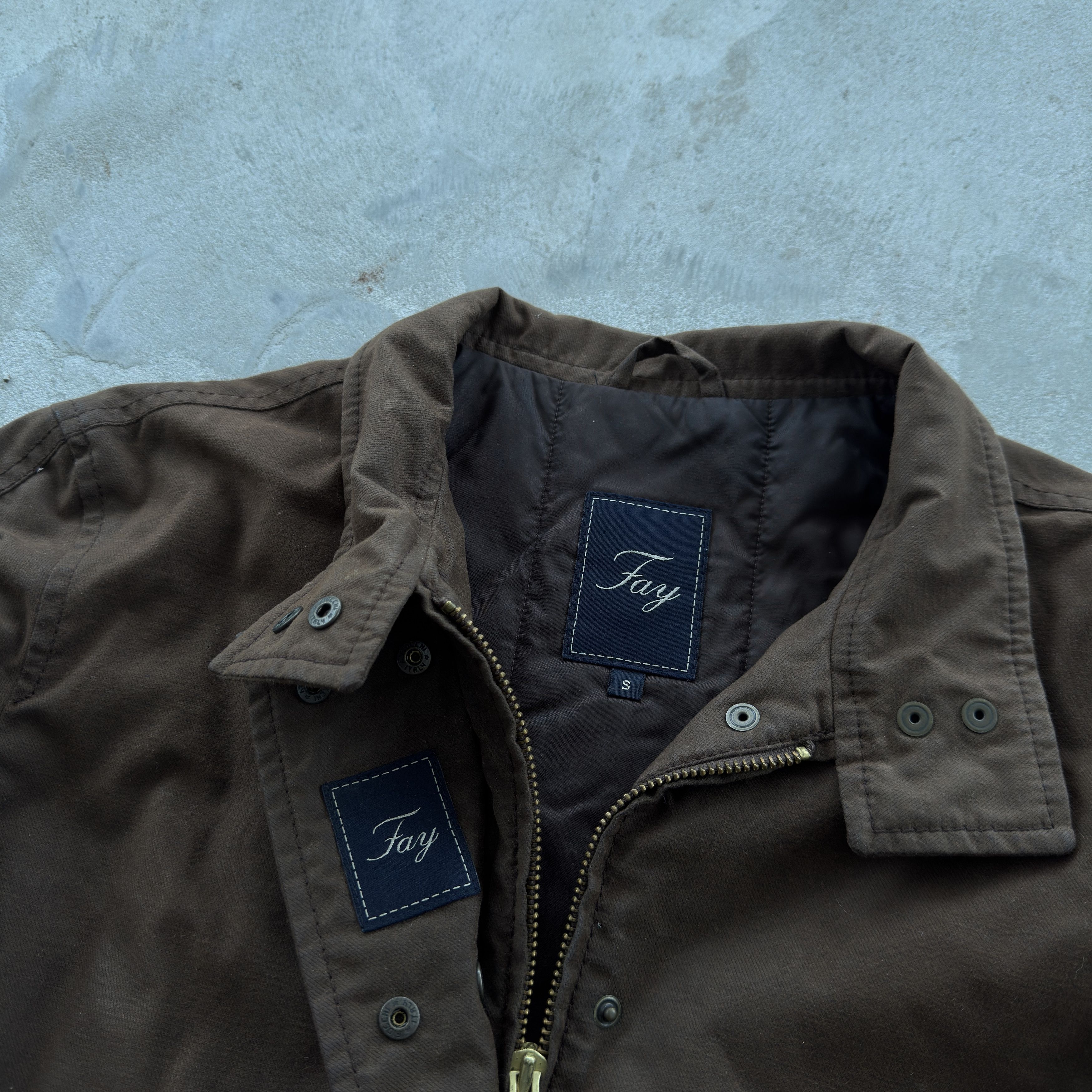 Fay Vintage Fay Waxed Safari Jacket Size US S / EU 44-46 / 1 - 8 Thumbnail