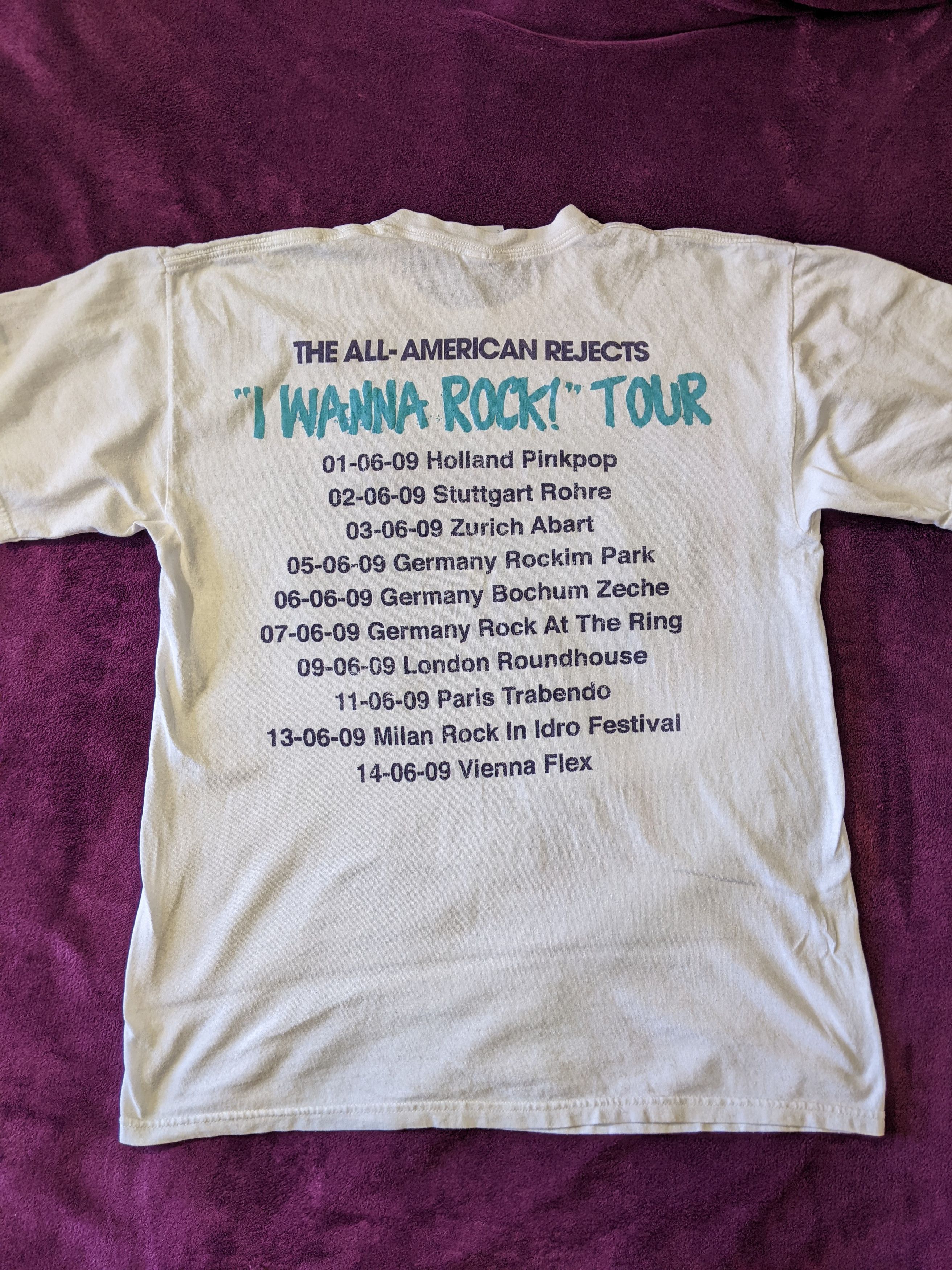 Band Tees The All‑American Rejects I Wanna Rock! tour 2009 Size US L / EU 52-54 / 3 - 2 Thumbnail