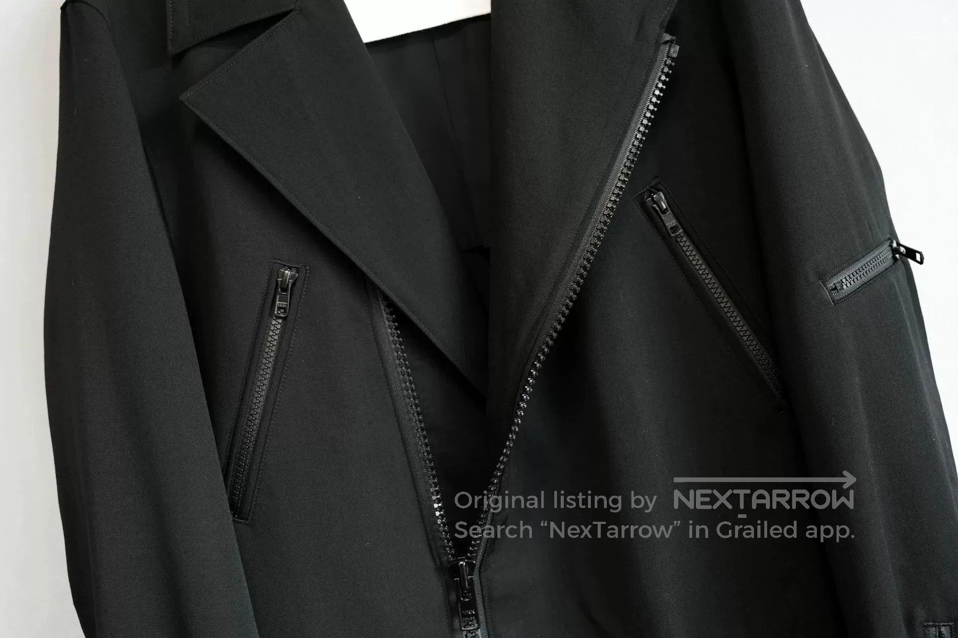Yohji Yamamoto Yohji Yamamoto 20SS Zip Biker Wool Coat. Size US S / EU 44-46 / 1 - 5 Thumbnail
