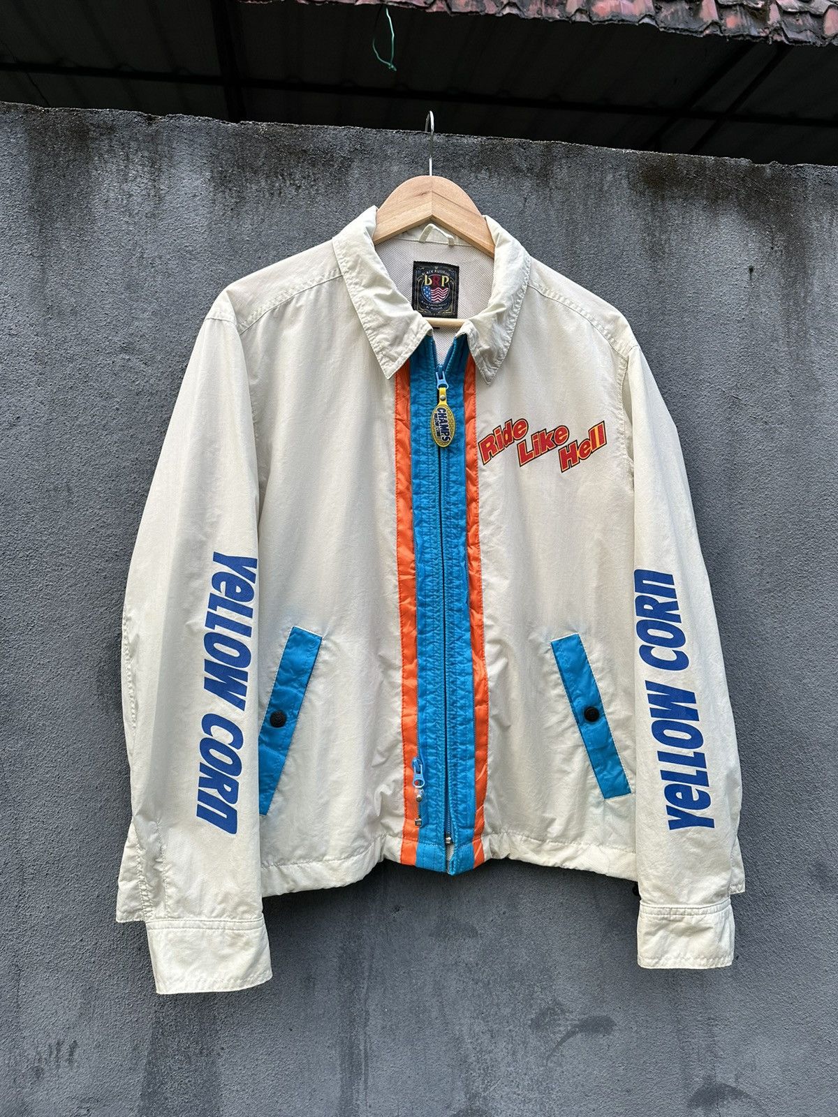 YELLOW CORN 👹Yellow Corn RIDE LIKE HELL Detroit Style Jacket Size US L / EU 52-54 / 3 - 4 Thumbnail