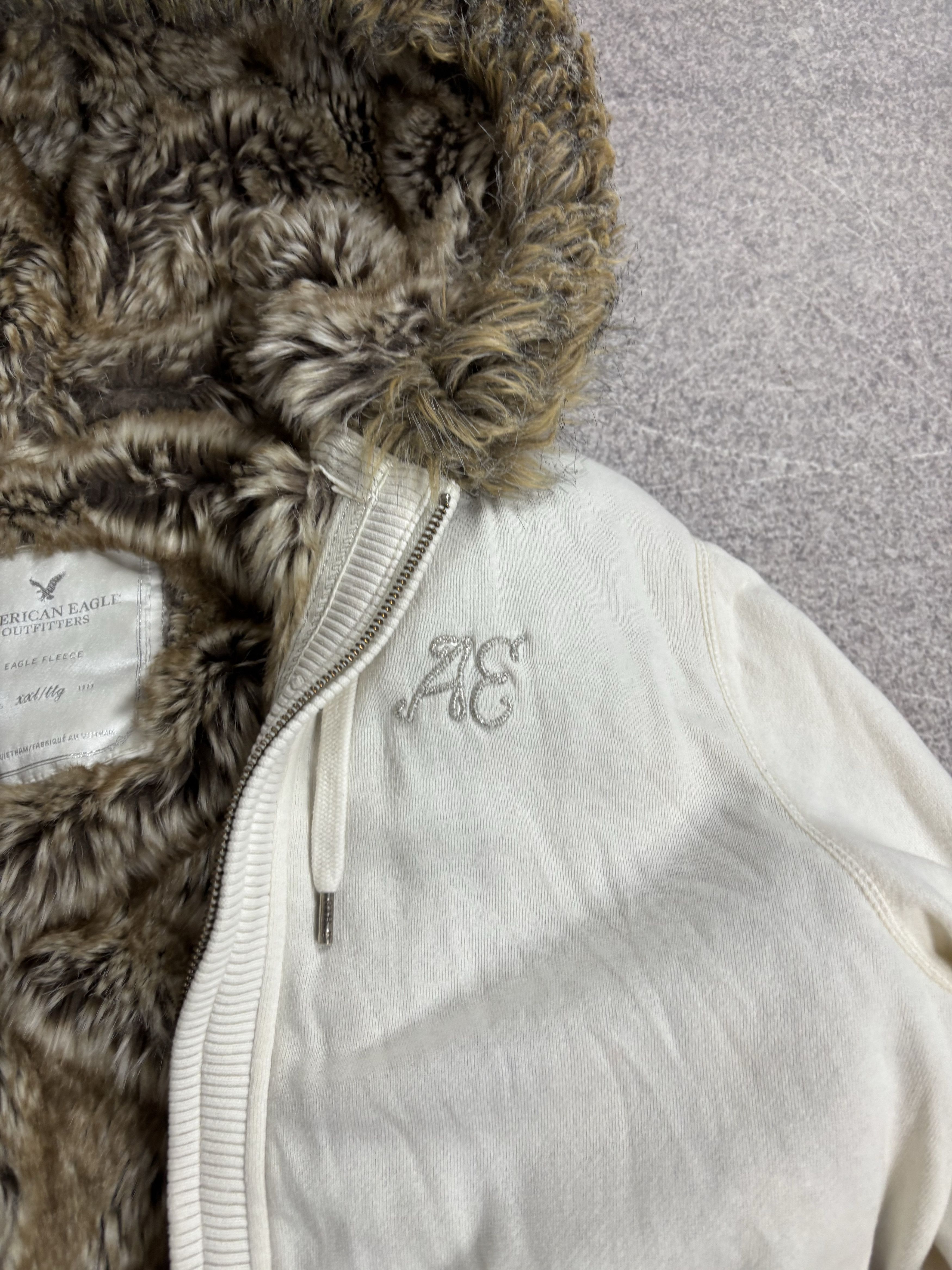 American Eagle Outfitters If Six Was Nine LGB Style Fur Zip Hoodie American Eagle Size US M / EU 48-50 / 2 - 9 Thumbnail
