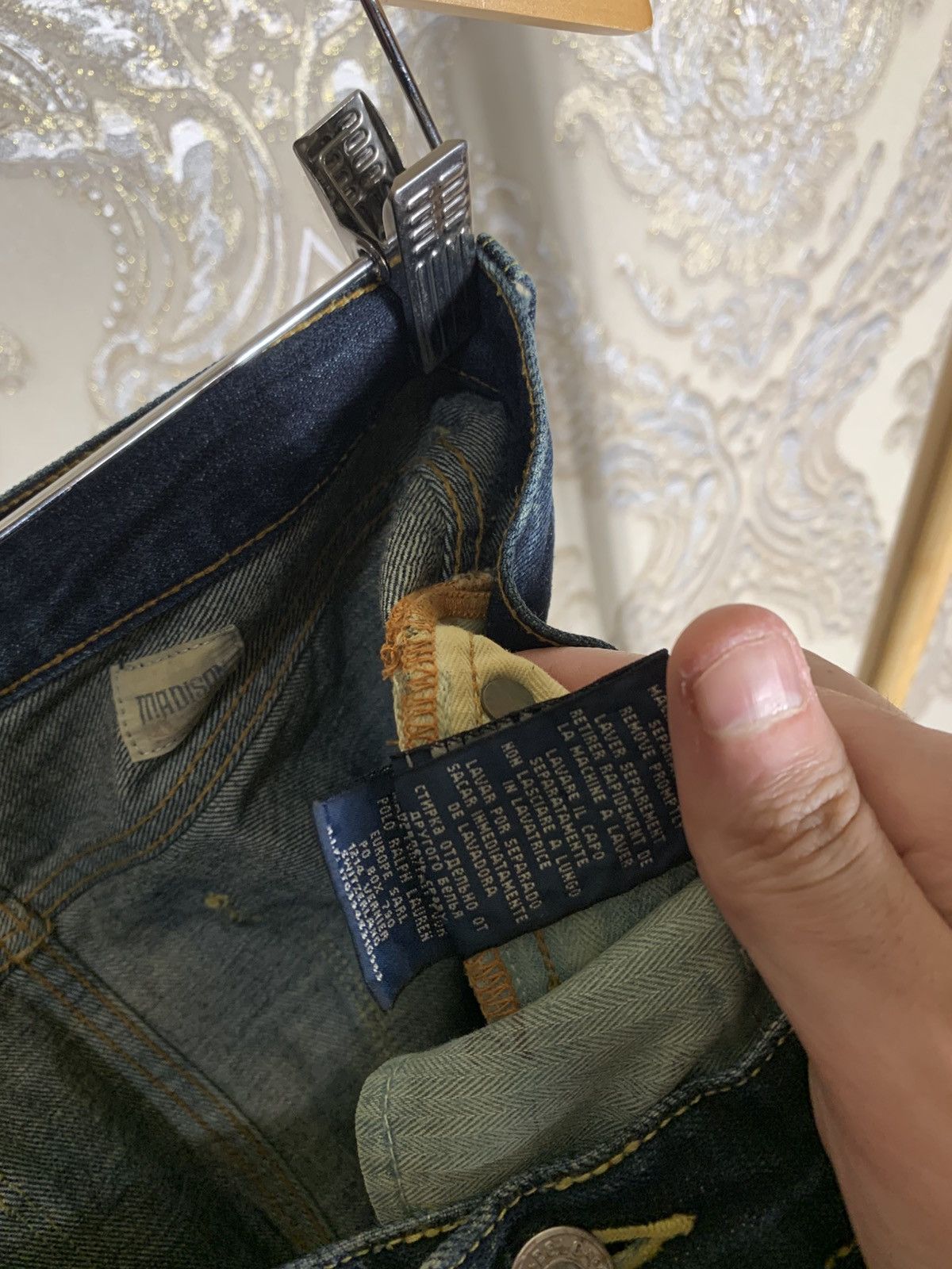 Polo Ralph Lauren VINTAGE POLO RALPH LAUREN SELVEDGE DENIM JEANS JAPAN Y2K 90s Size US 31 - 8 Thumbnail