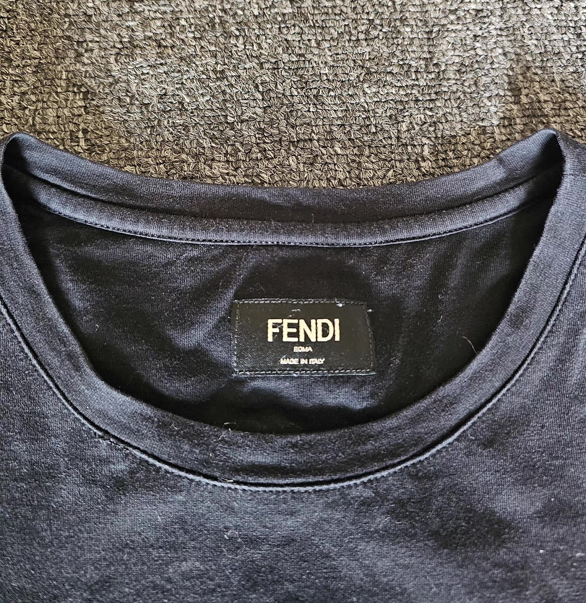 Fendi Fendi Black Short Sleeve T-shirt Size US XS / EU 42 / 0 - 4 Thumbnail