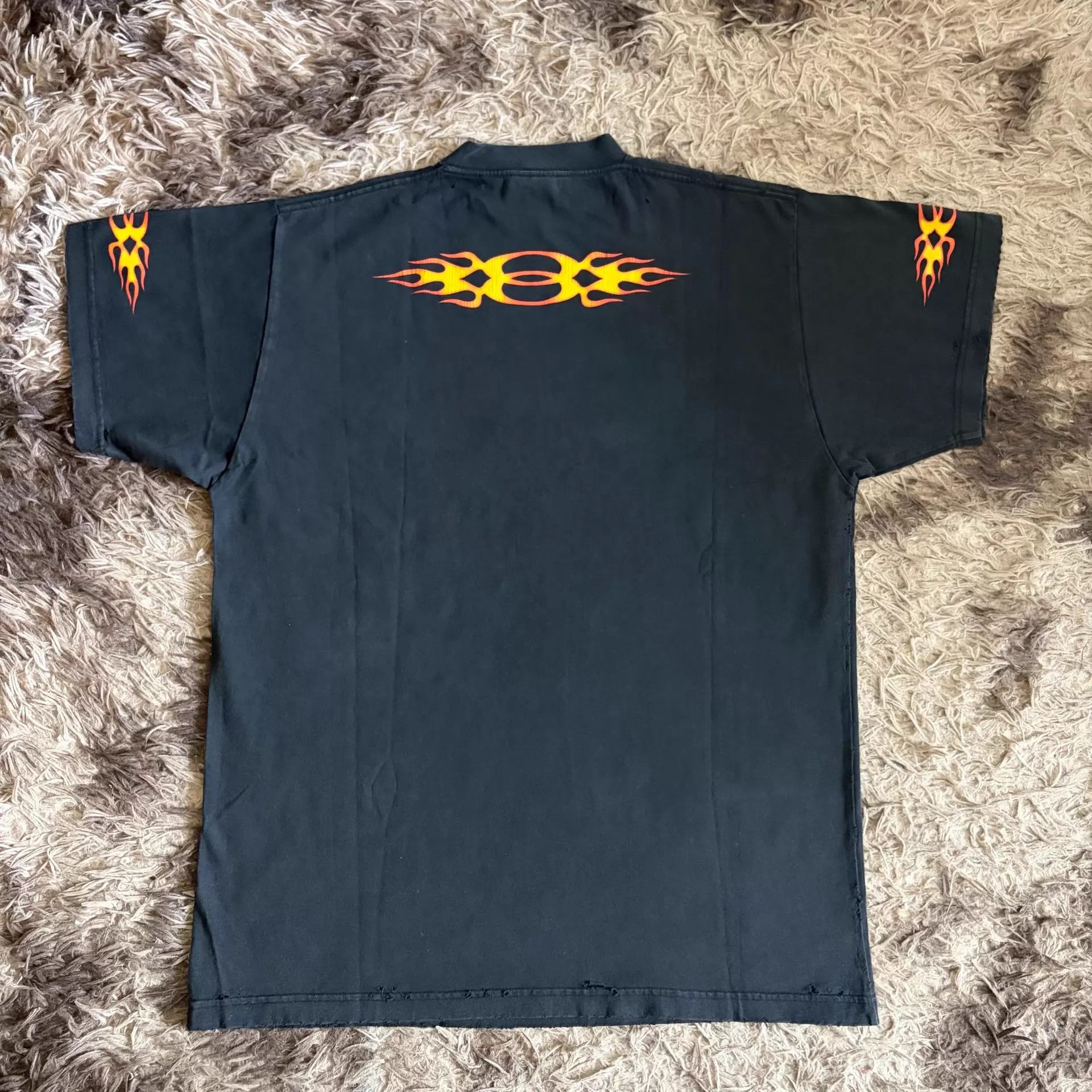 Balenciaga Balenciaga DoubleRingFlameLogo Crew Tee SS24 Size 1 Size S / US 4 / IT 40 - 2 Thumbnail
