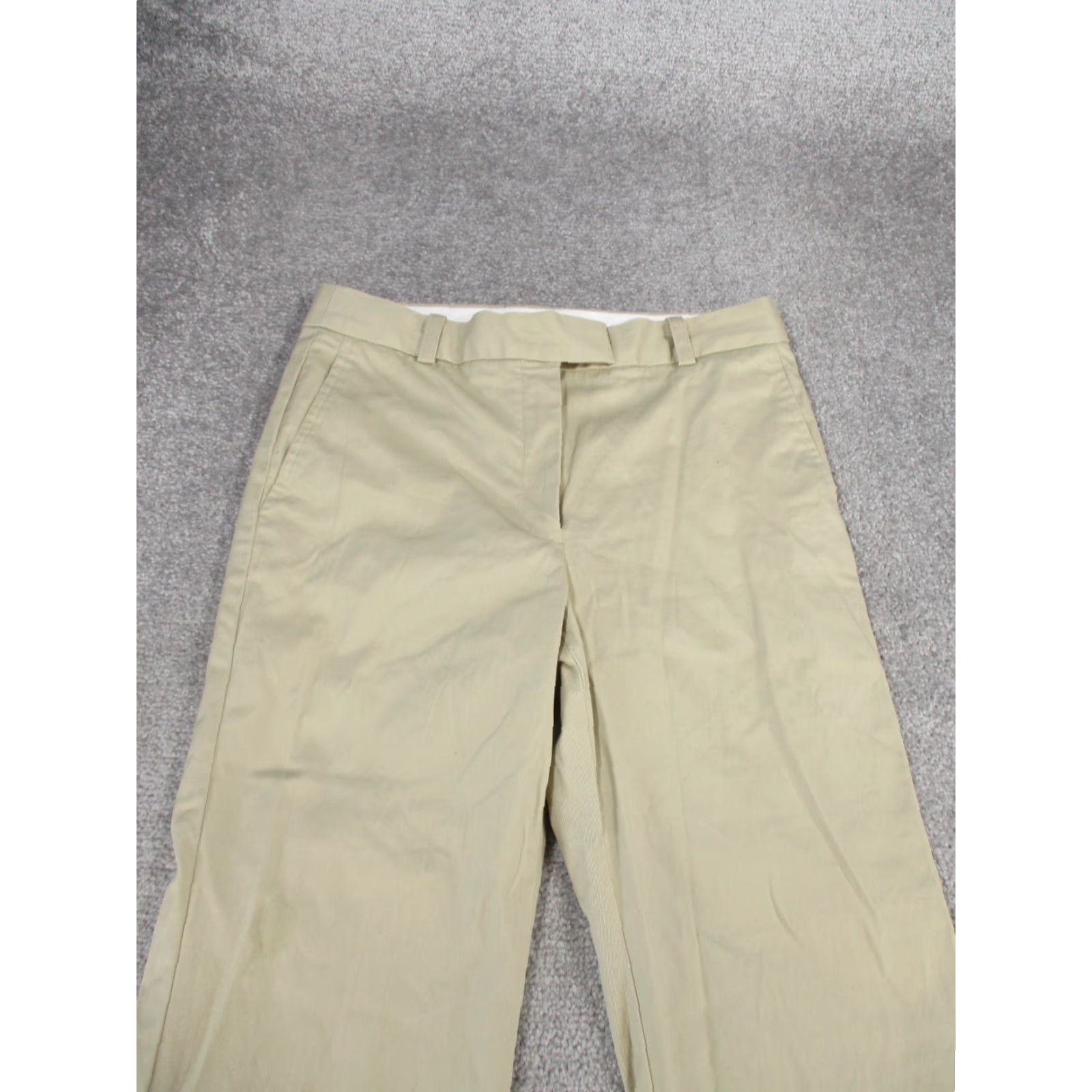 Vintage Babaton Pants Womens 8 Beige Cotton Chinos Bootcut *Stain Size 30" / US 8 / IT 44 - 3 Thumbnail