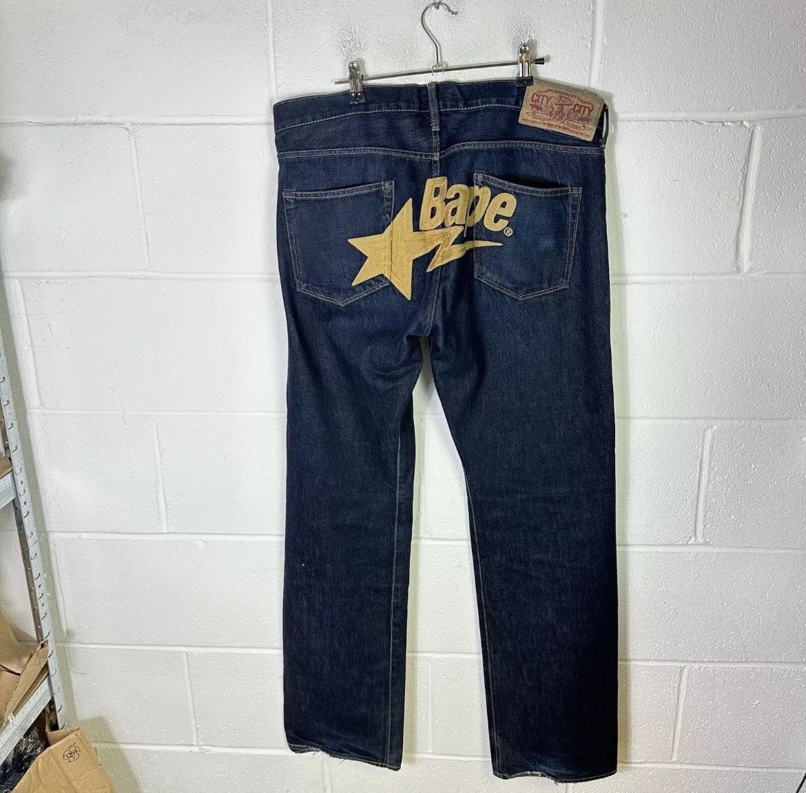 Bape Bape Sta Denim Size US 37 - 1 Thumbnail