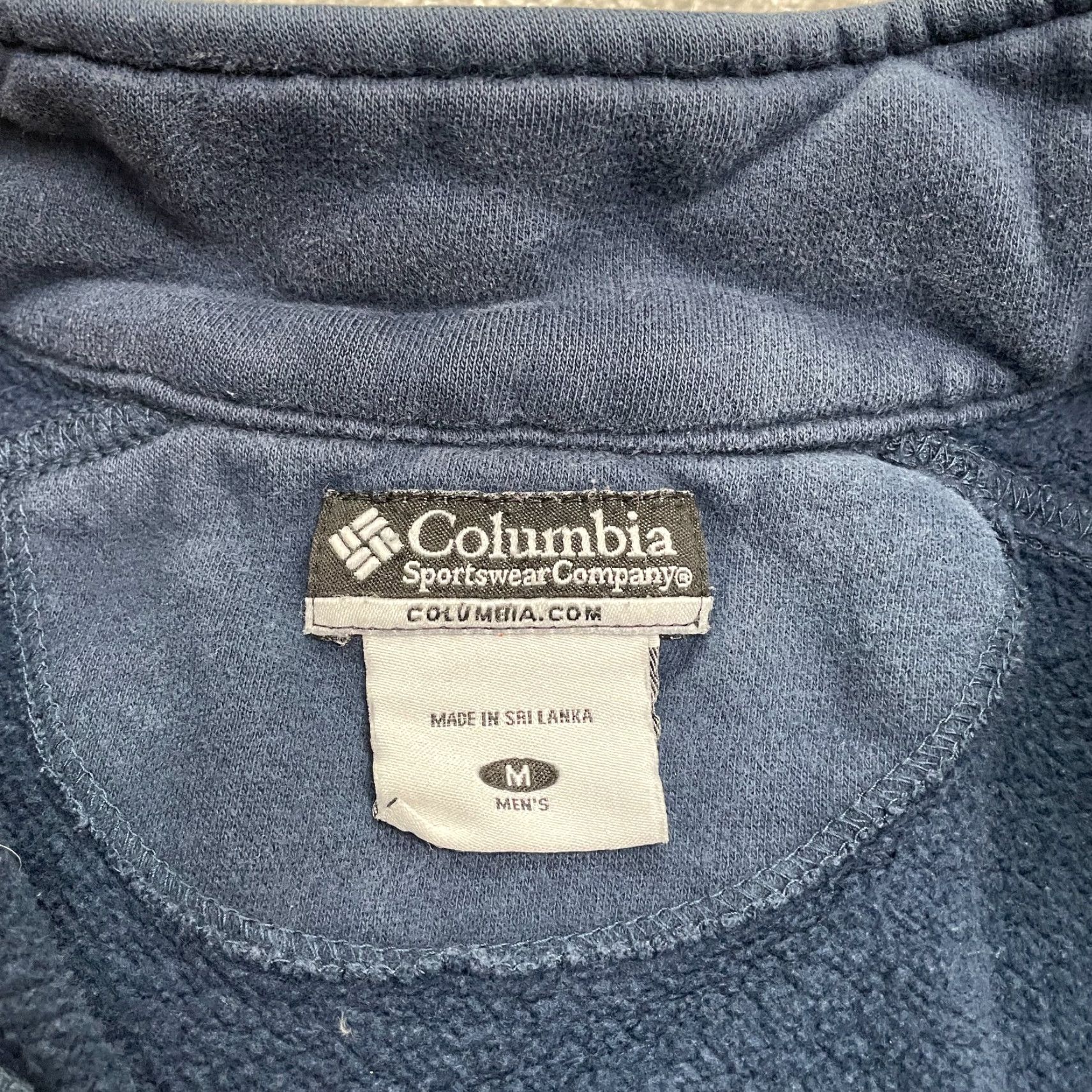 Vintage Columbia Hart Mountain Sweatshirt Mens Medium Blue Fleece 1/4 Zip Pullover Hiking Outdoor Shirt Size US M / EU 48-50 / 2 - 6 Thumbnail