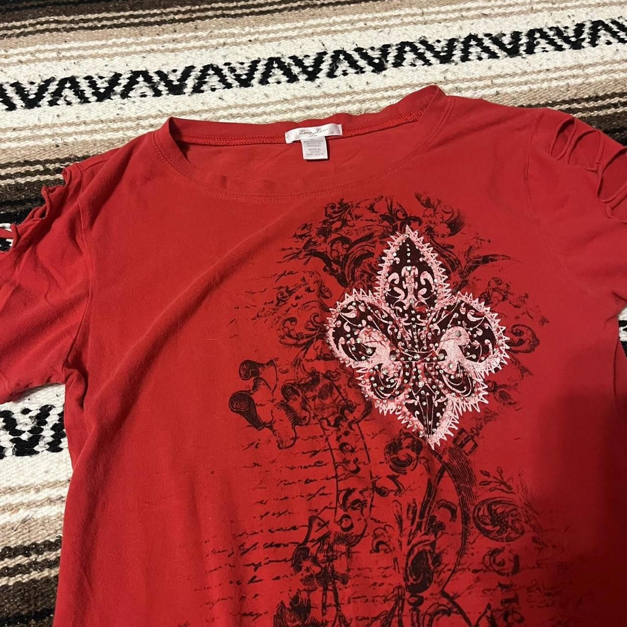 Designer Love to Love Y2K AOP Graphic women’s t-shirt Size XL / US 12-14 / IT 48-50 - 2 Thumbnail