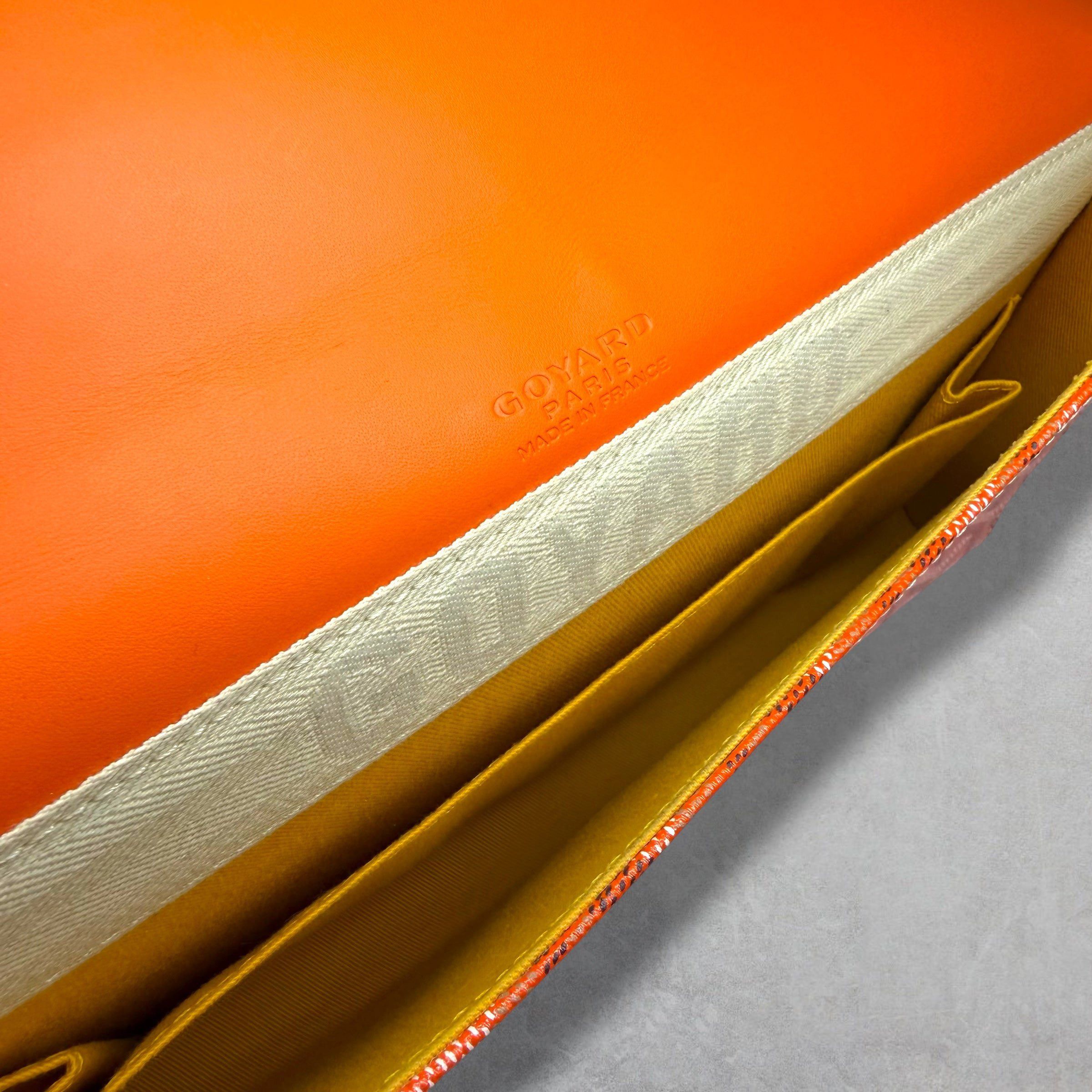 Goyard Goyard Orange Monte Carlo Bois Clutch Size ONE SIZE - 7 Thumbnail