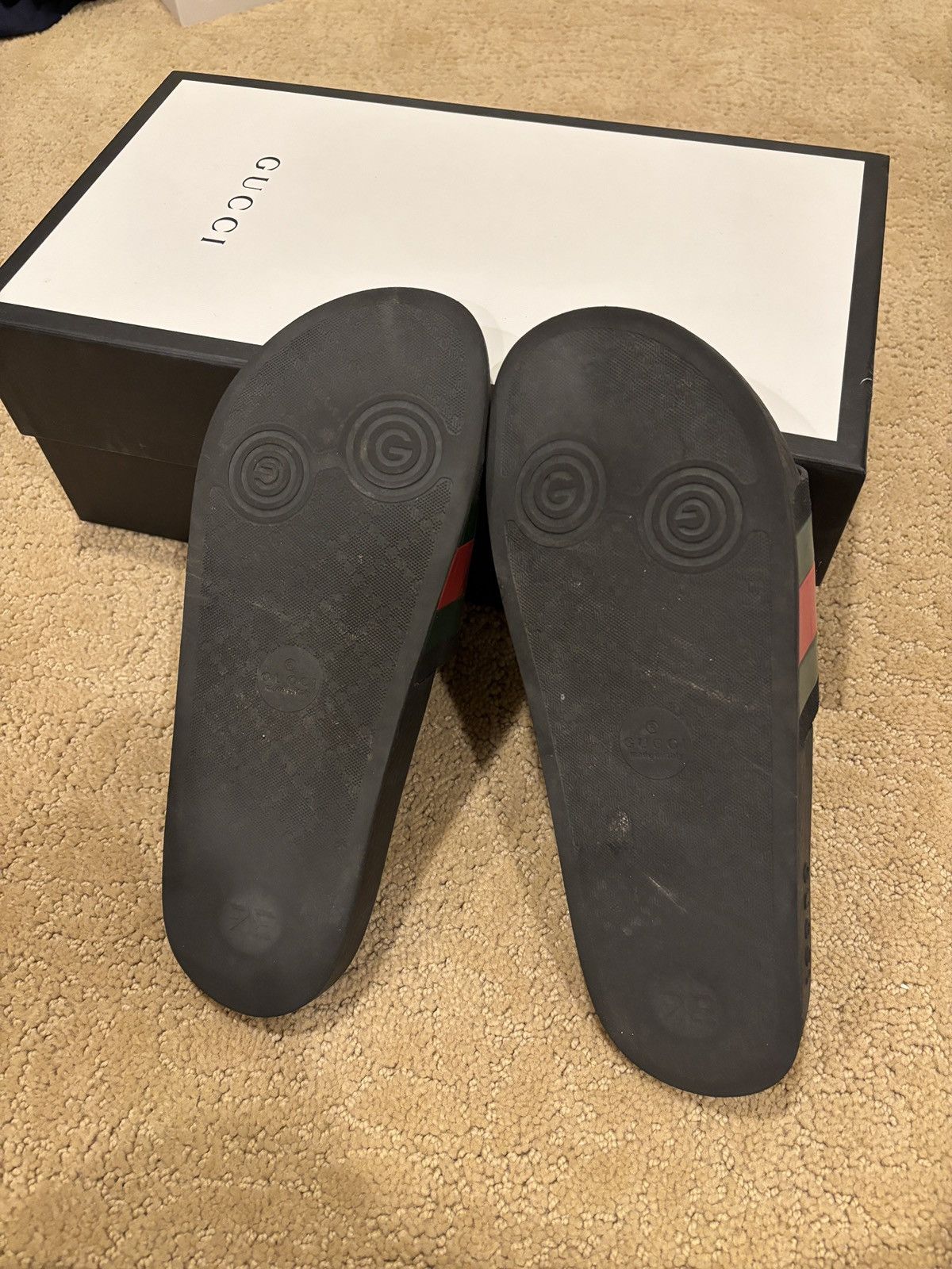 Gucci Gucci Slides Mens Size 9 Size US 9 / EU 42 - 5 Thumbnail