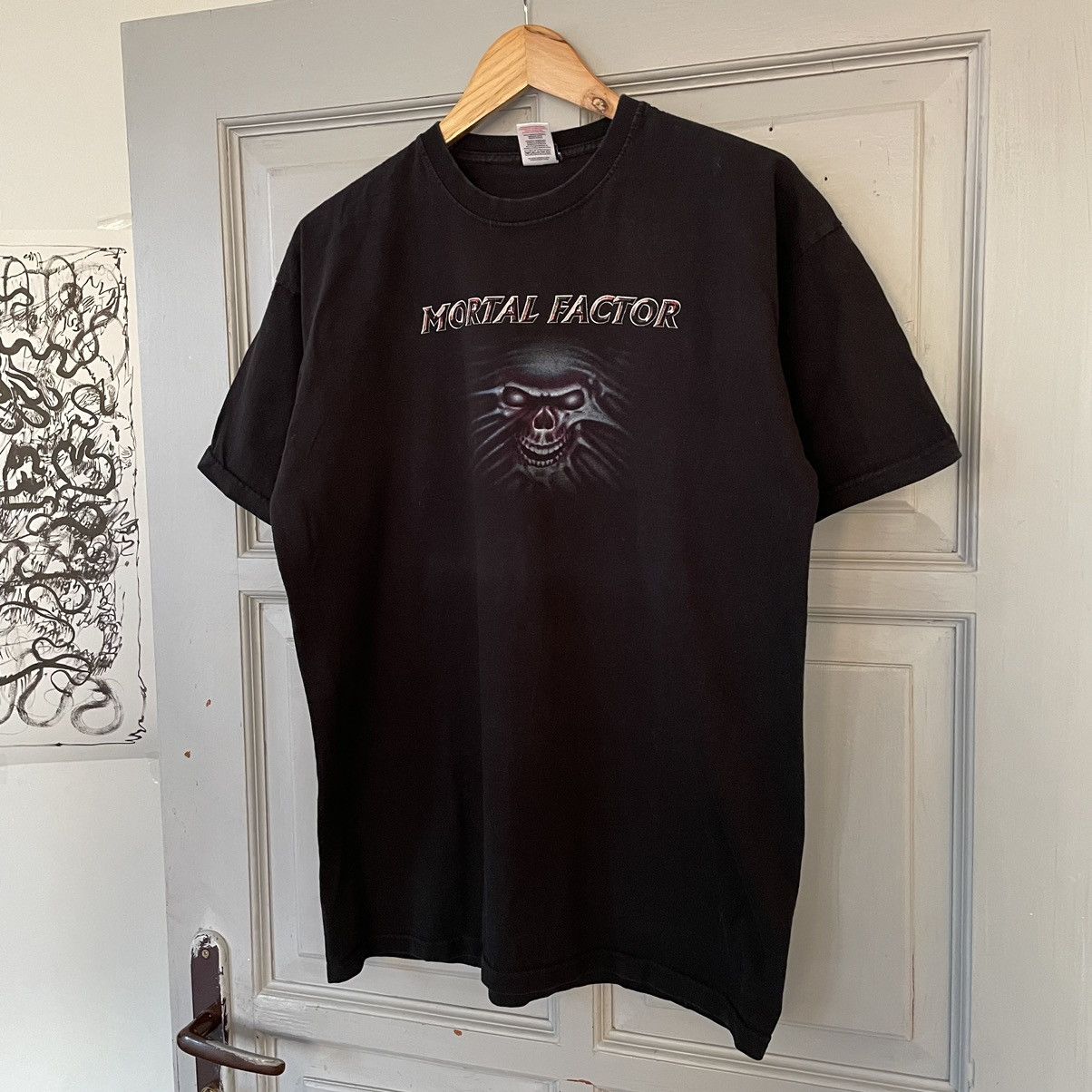 Band Tees × Vintage Vintage 00’s Mortal Factor t-shirt Size US L / EU 52-54 / 3 - 2 Thumbnail