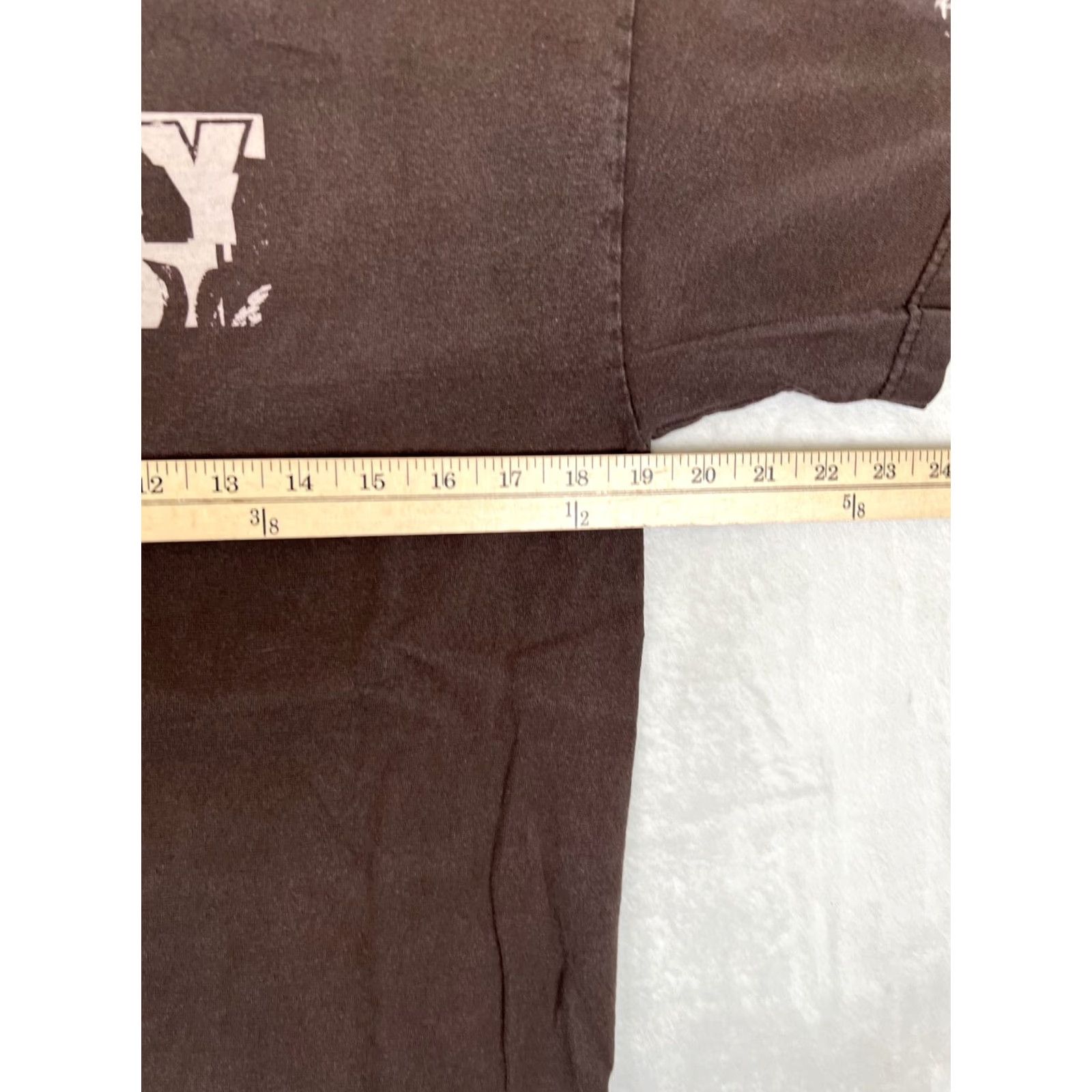 Hurley VINTAGE Hurley T-Shirt Brown 80s/90s Gothic Grunge Logo Crew Neck Short Sleeve Mens XL Size US XL / EU 56 / 4 - 4 Thumbnail