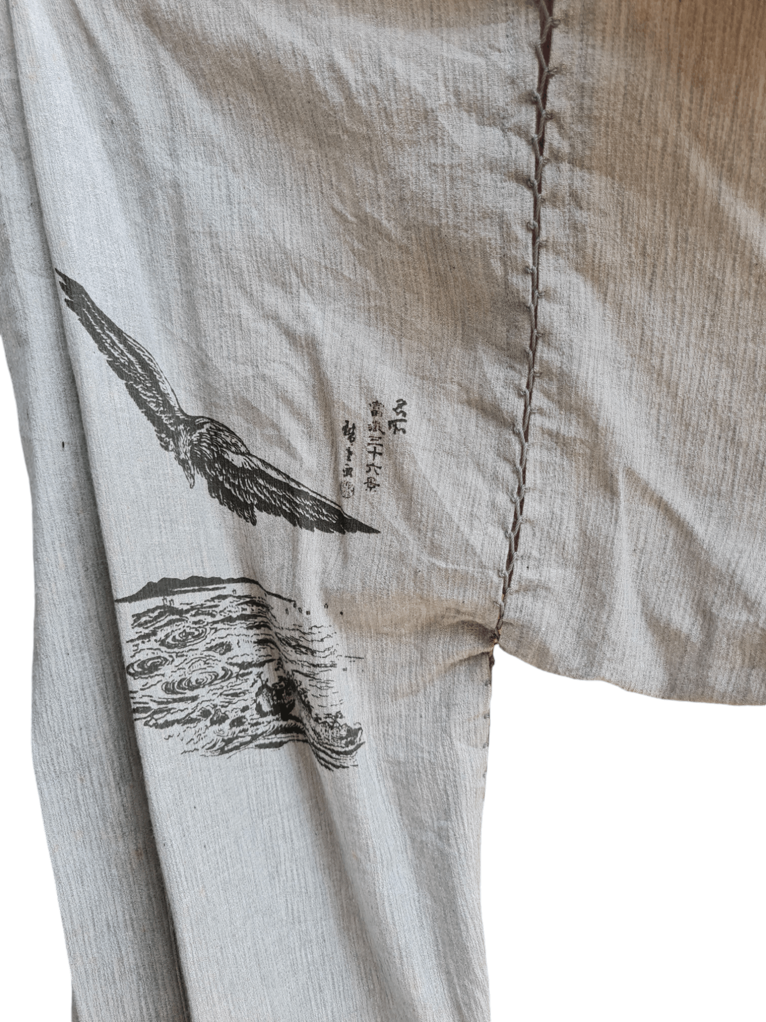 Japanese Brand × Vintage Vtg Kimono Eagle Size US L / EU 52-54 / 3 - 5 Thumbnail