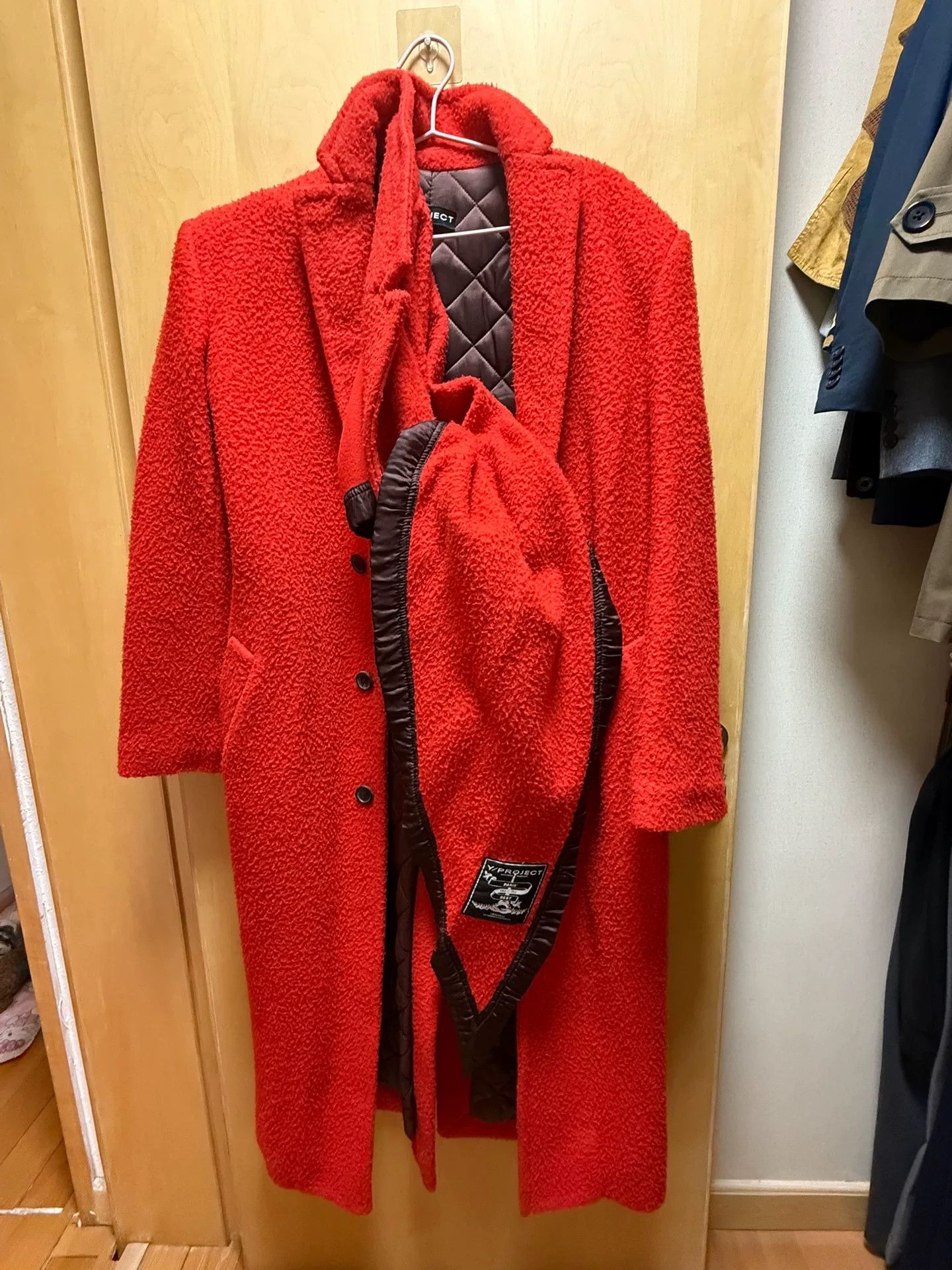 Y/Project Y/project Red Coat with Shawl Collar Size XXS / US 00 / IT 34 - 1 Thumbnail