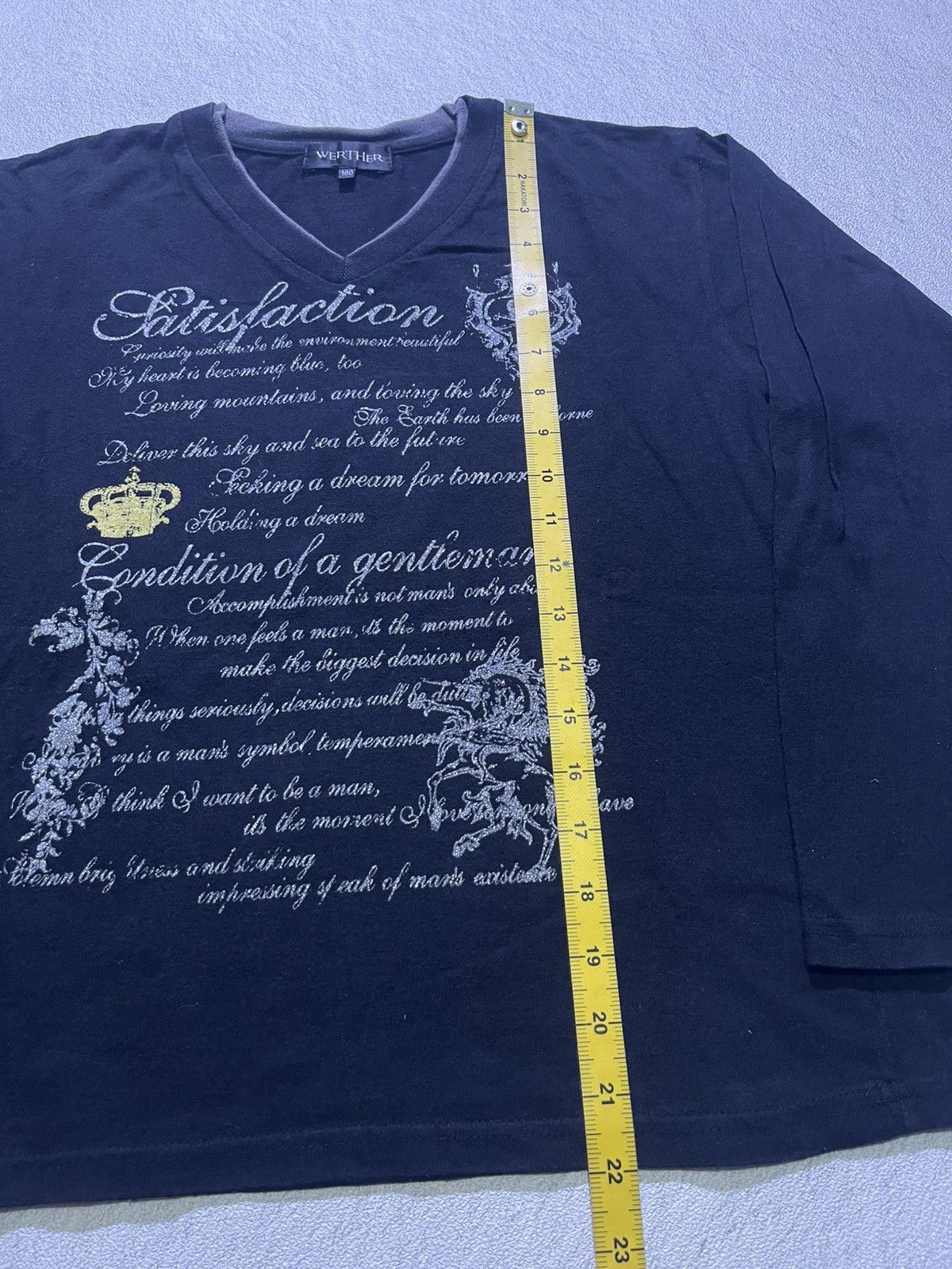Japanese Brand Y2K WERTHER long sleeve tshirt Size US M / EU 48-50 / 2 - 7 Thumbnail