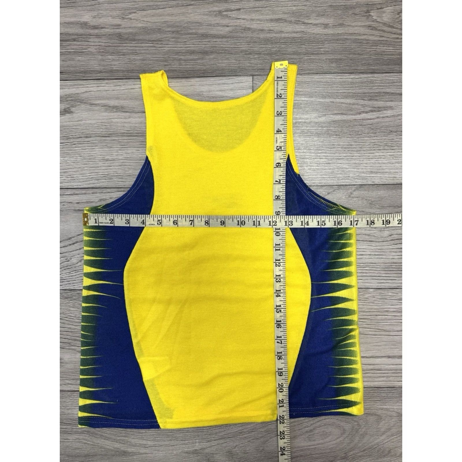 Reebok VINTAGE Reebok Tank Unisex Adults Running Jersey 80s M Yellow Size US M / EU 48-50 / 2 - 3 Thumbnail