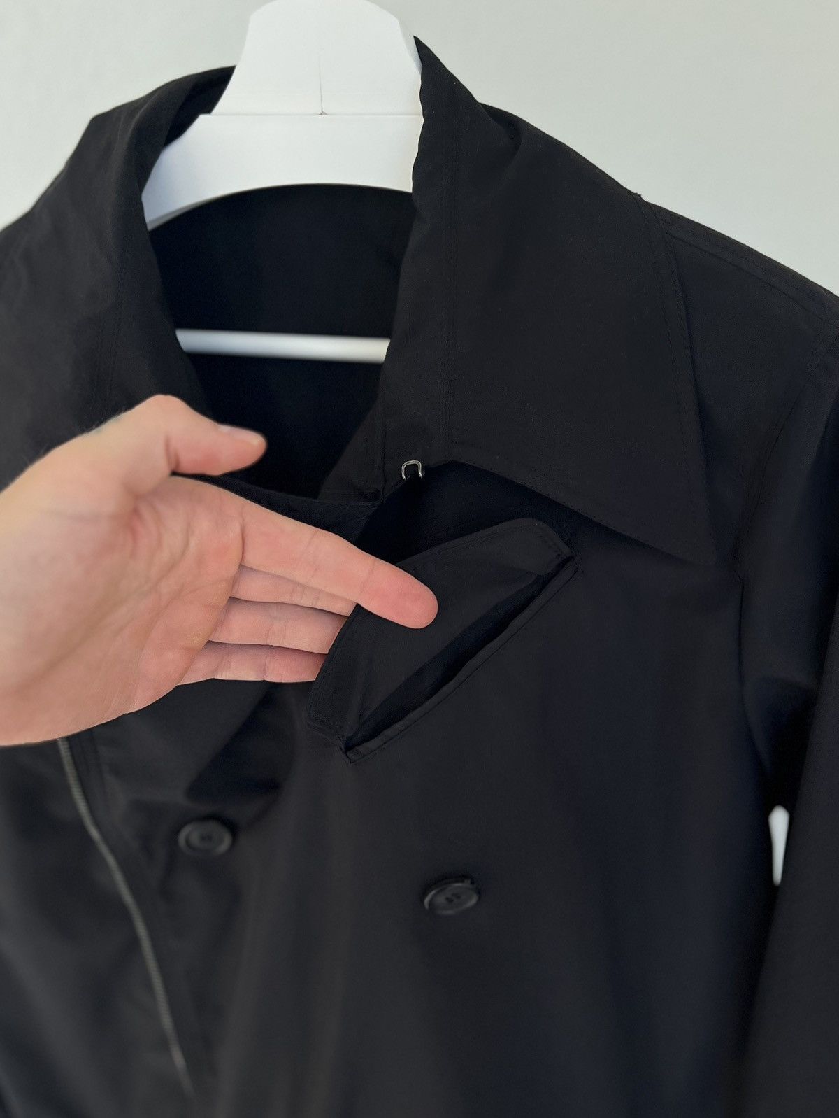 Miu Miu Miu Miu Asymetric Trench Coat nylon 50 XL XXL vintage Size XL / US 12-14 / IT 48-50 - 11 Thumbnail