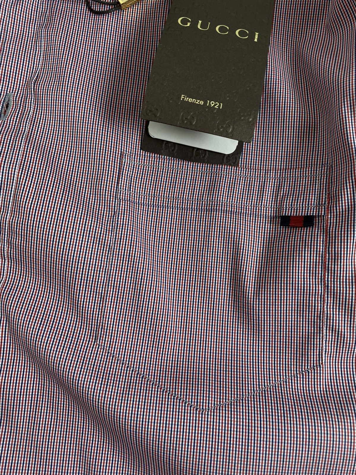 Gucci Gucci shirt size 43/17 Xl new Size US XL / EU 56 / 4 - 4 Thumbnail