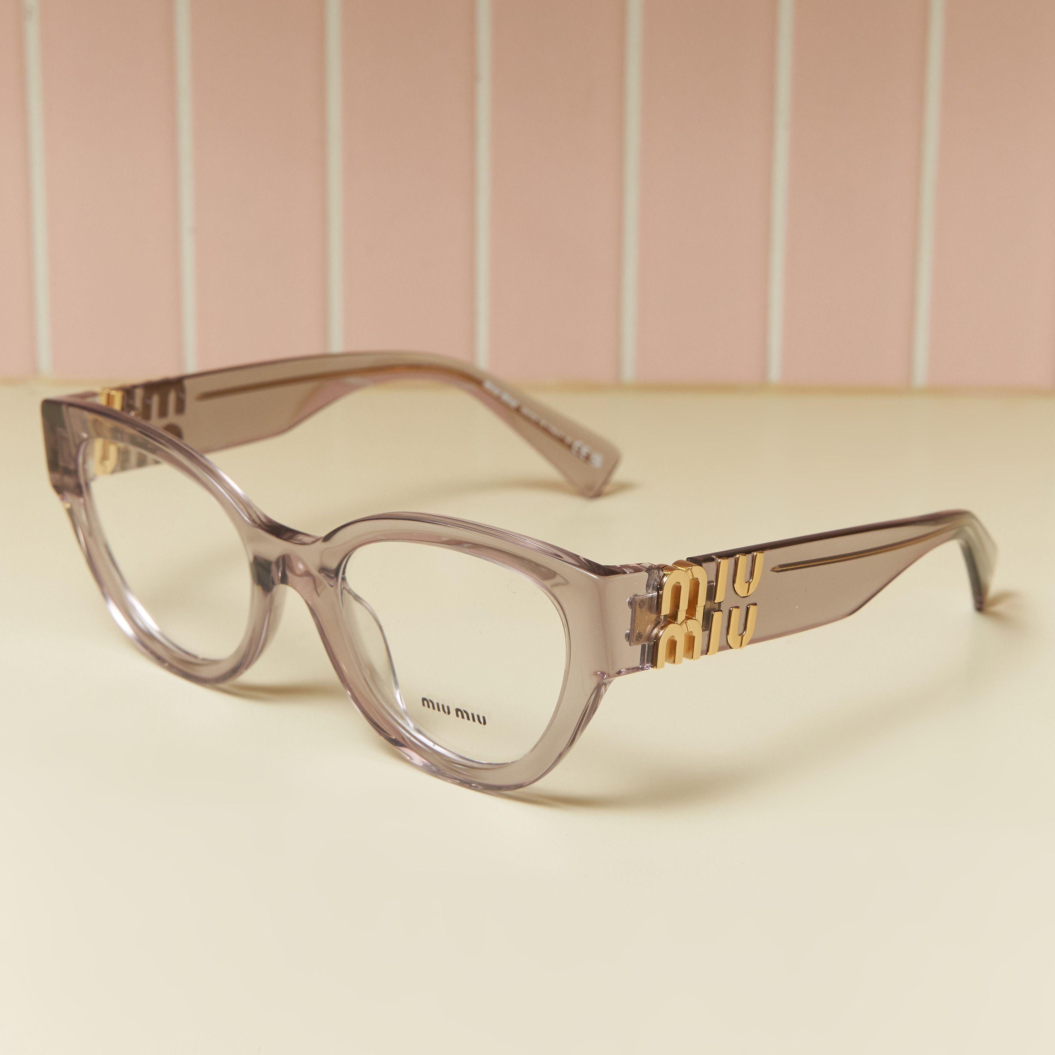 Miu Miu MIU MIU MU 01VV 12W1O1 Eyeglasses Size ONE SIZE - 1 Thumbnail