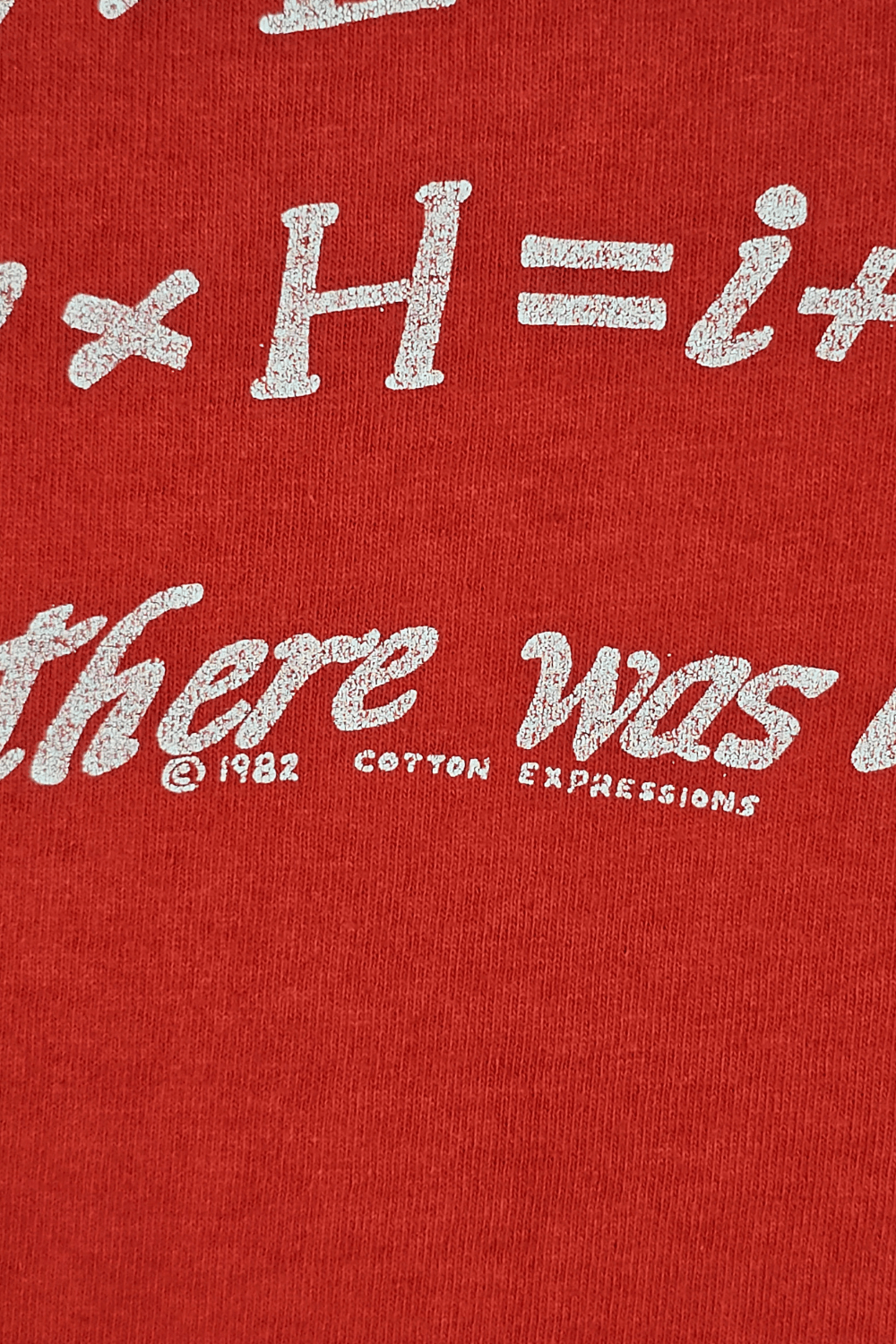 Fruit Of The Loom 1982 Cotton Expressions Physics Tee - Maxwell’s Equations Size US S / EU 44-46 / 1 - 12 Thumbnail