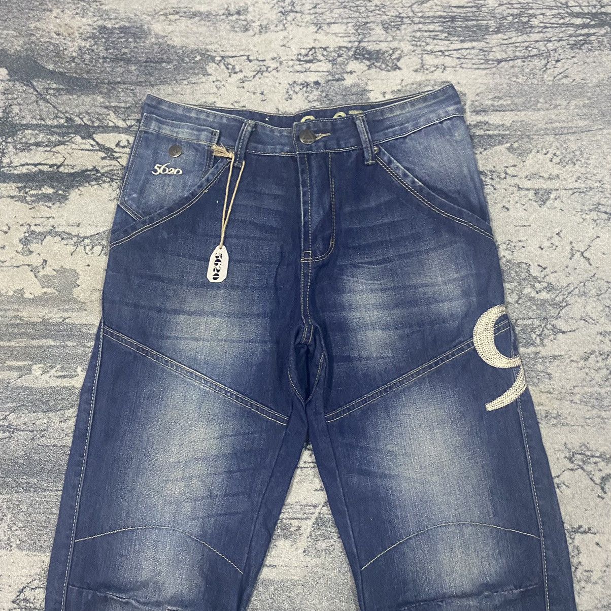 G-Star × Japanese Brand × Seditionaries Vintage Y2K G Star Raw 96 Back Bukcle Curves Leg Denim Jeans Size US 30 / EU 46 - 3 Thumbnail