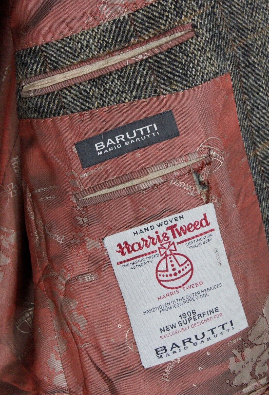 Harris Tweed Vintage Harris Tweed Mario Barutti Heritage Tweed Blazer XL Size US L / EU 52-54 / 3 - 8 Thumbnail