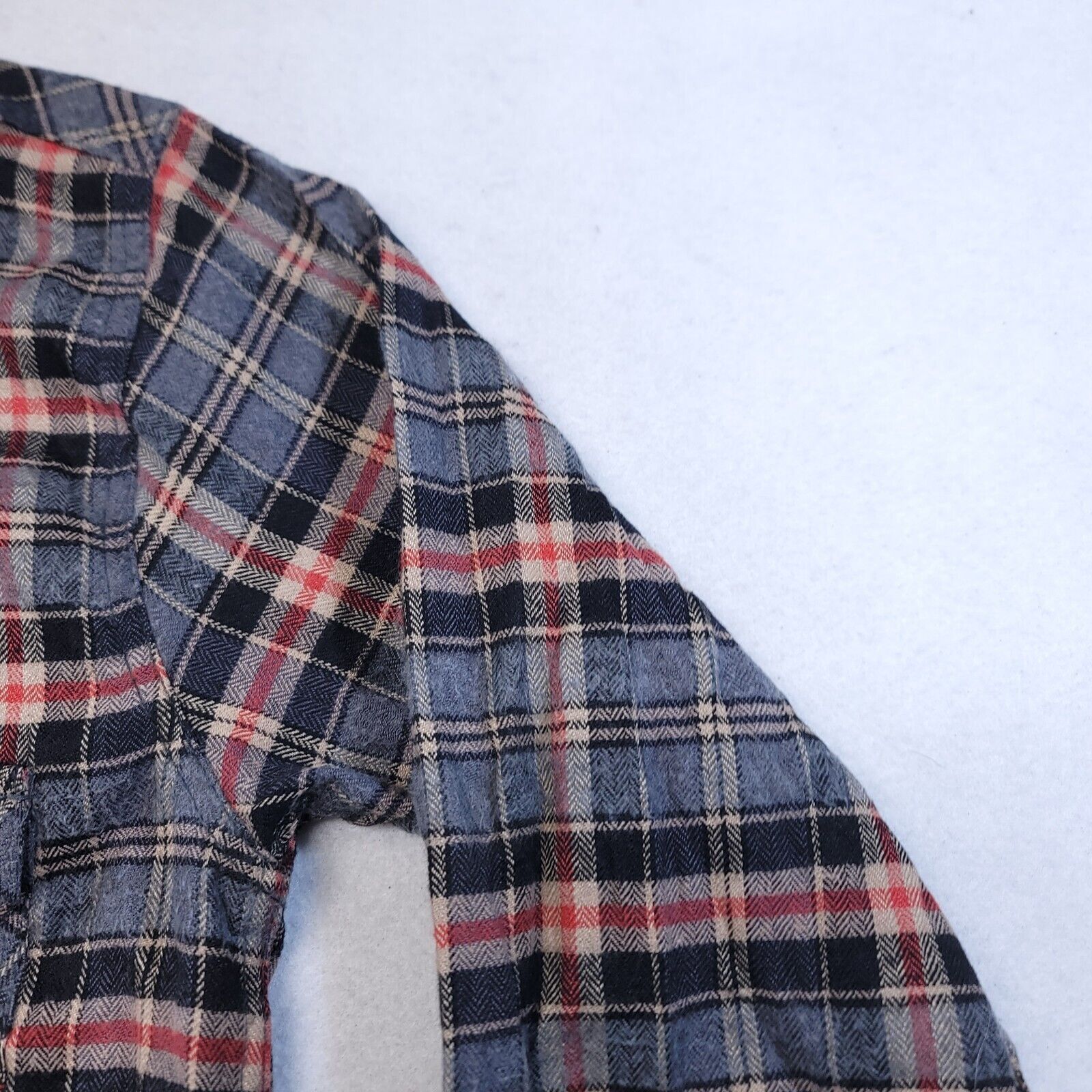 Ambig AMBIG Casual Button Up Hoodie Mens Size Medium M Gray Plaid Size US M / EU 48-50 / 2 - 5 Thumbnail