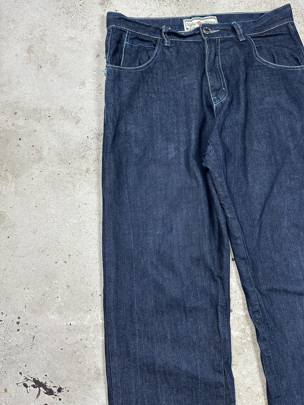 JNCO × Vintage Vintage Y2K Dirty Money Baggy Denim Pants Jeans Size US 34 / EU 50 - 17 Thumbnail