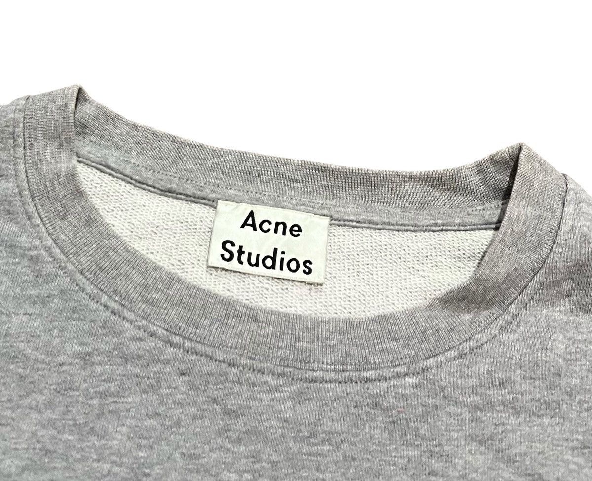 Acne Studios Acne studios face gender equality grey sweatshirt Size US M / EU 48-50 / 2 - 2 Thumbnail