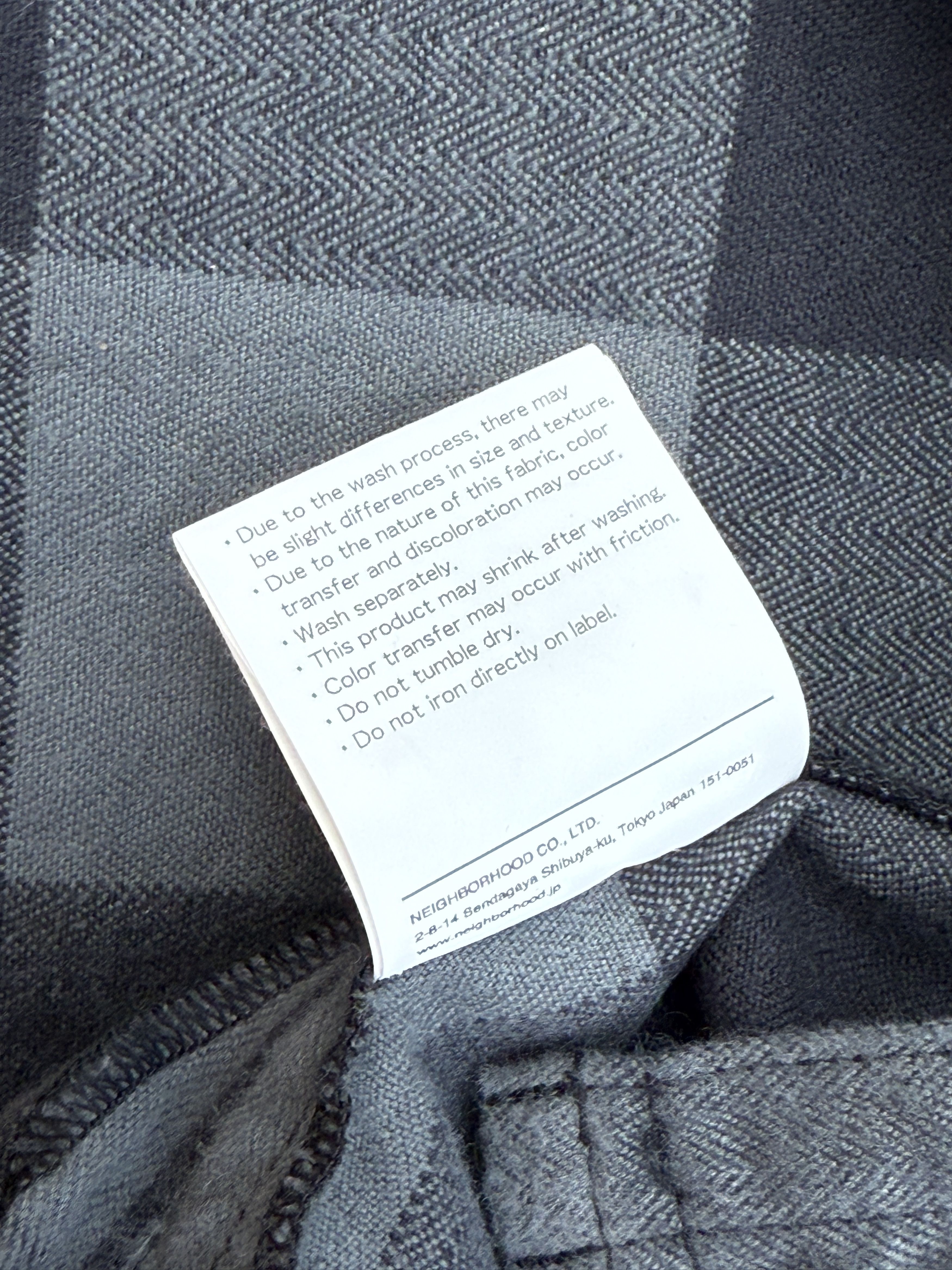 Neighborhood Buffalo Check Flannel (fits Medium) Size US S / EU 44-46 / 1 - 7 Thumbnail
