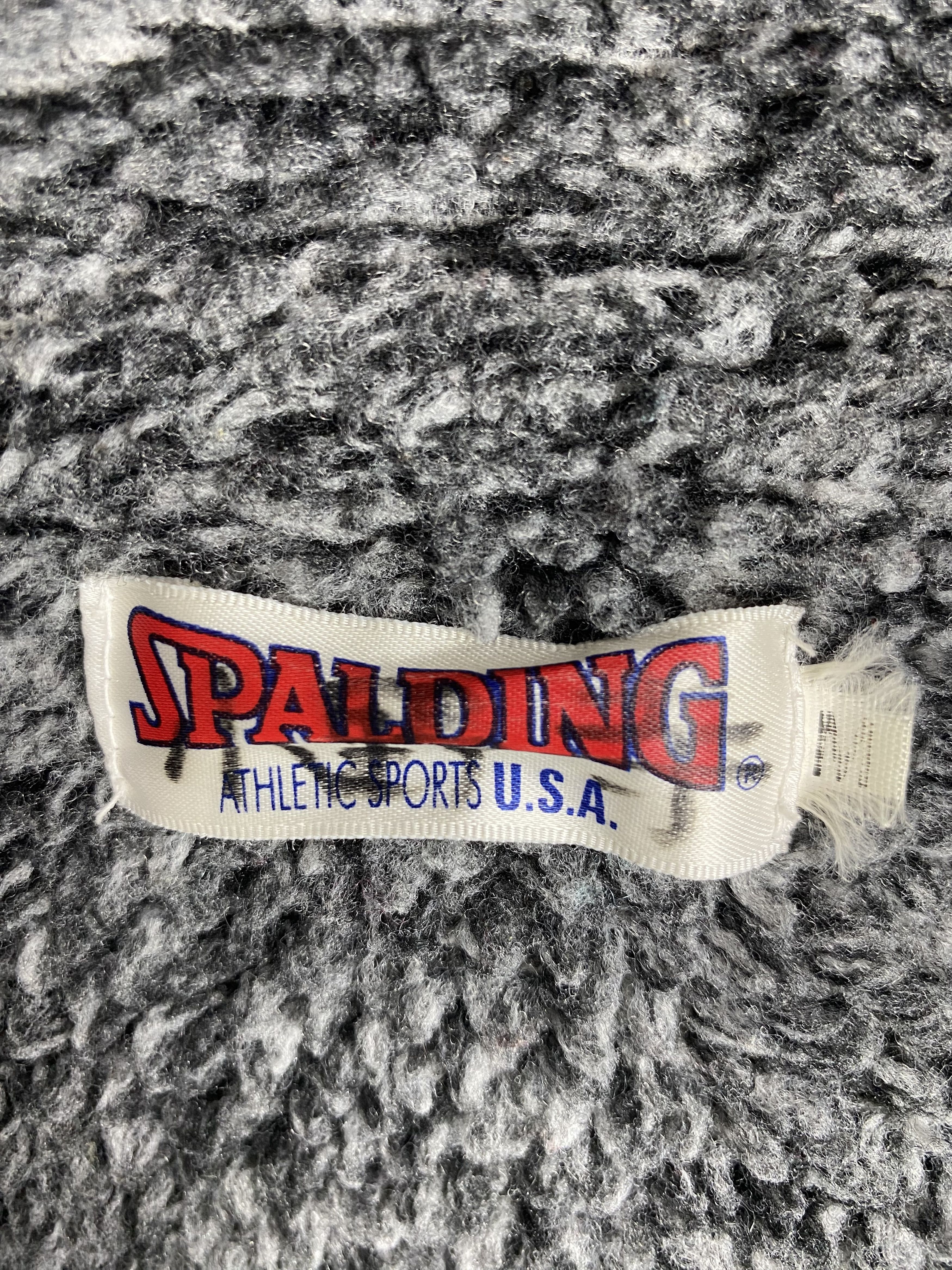 Spalding Vintage Spalding Big Logo Fleece Lining Long Jacket PJ2493 Size US M / EU 48-50 / 2 - 10 Thumbnail