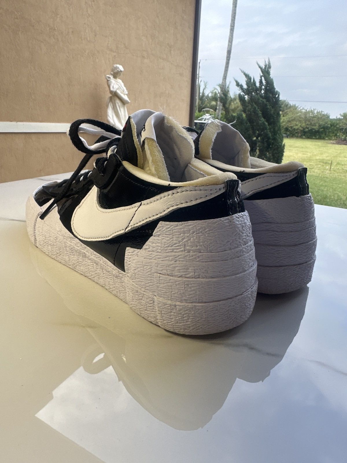 Nike Sacai x Nike Blazer Low Sneakers Size US 12.5 / EU 45-46 - 4 Thumbnail