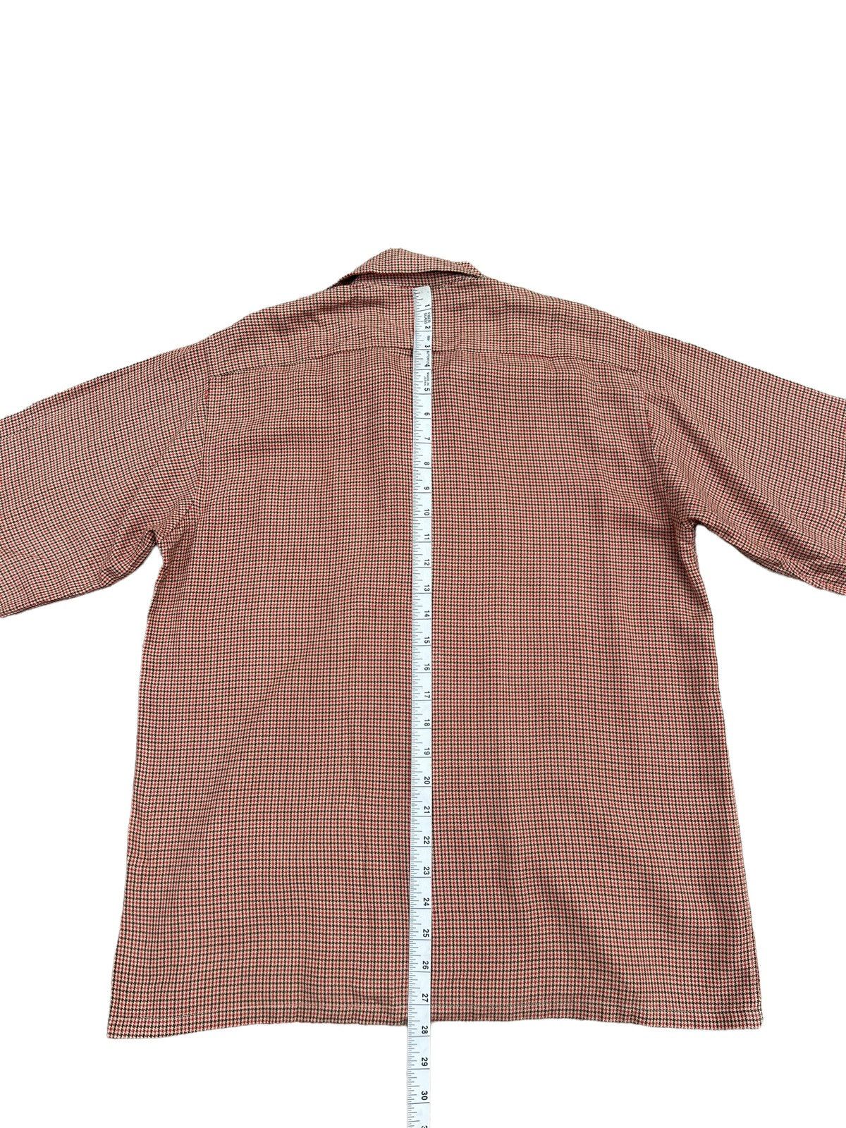 Flannel Vintage 50s Sun Lion Open Collar Houndstooth Flannel Size US M / EU 48-50 / 2 - 5 Thumbnail