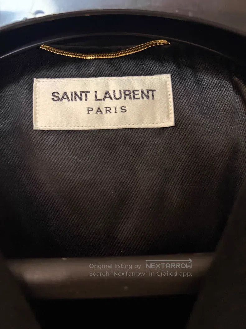 Saint Laurent Paris Saint Laurent Paris Goat Leather Suede Biker Leather Jacke Size XXS / US 00 / IT 34 - 3 Thumbnail