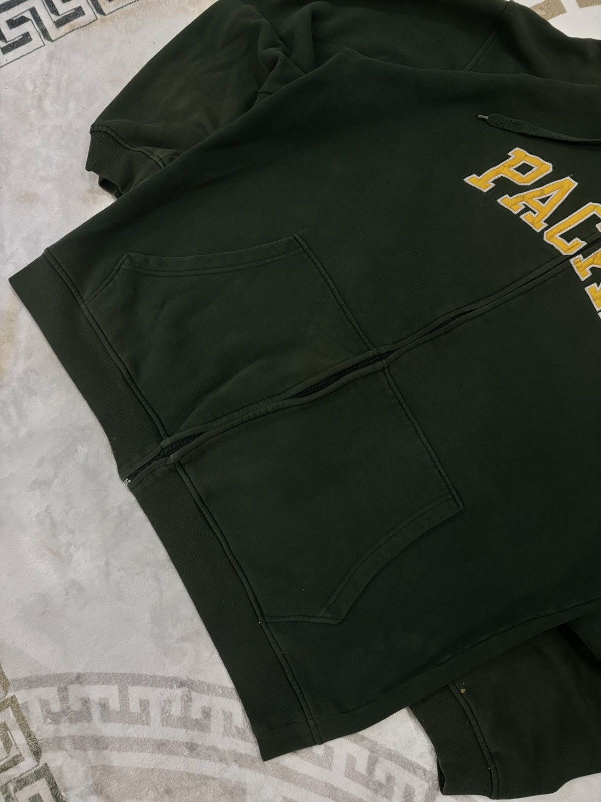 NFL Vintage Green Bay Packers Full-Zip Hoodie - Forest Green Size US XXL / EU 58 / 5 - 3 Thumbnail