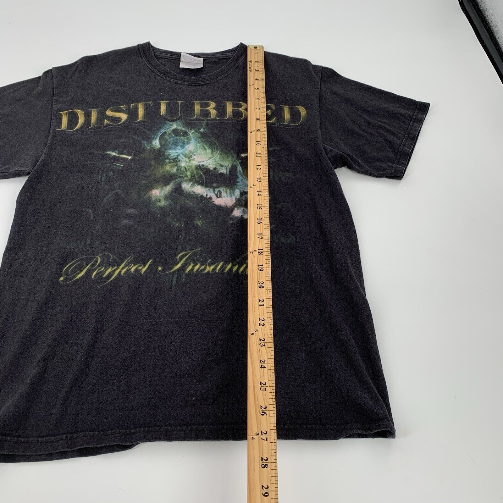 Hanes 2008 Disturbed Perfect Insanity Short Sleeve Band T-Shirt Size US M / EU 48-50 / 2 - 2 Thumbnail