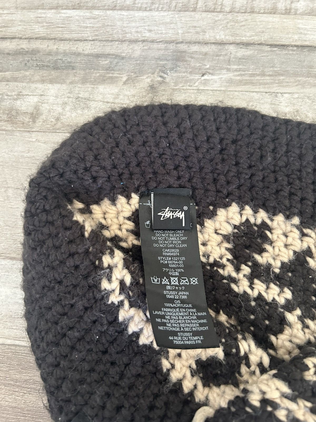 Stussy Stussy SS Knit Bucket Hat - Black Size ONE SIZE - 2 Thumbnail