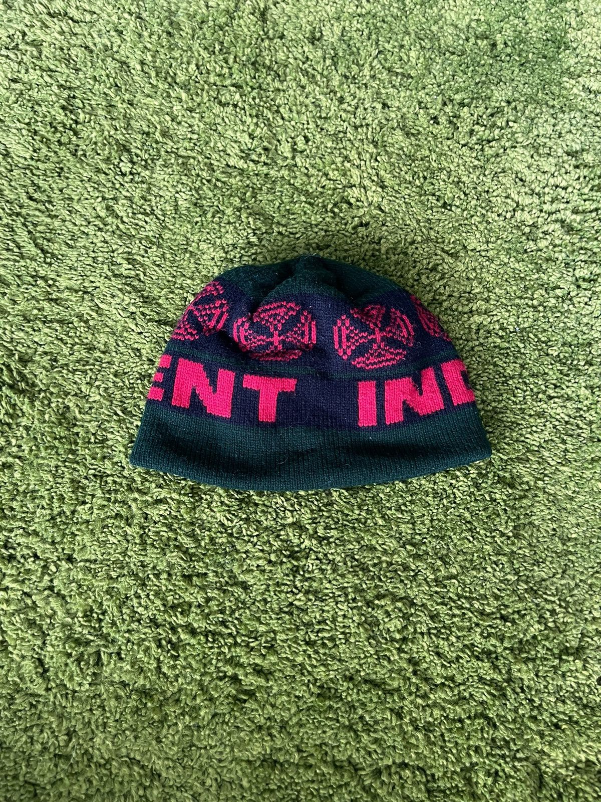 Independent Truck Co. × Vintage Independent Truck Co. Vintage Y2K all around logo beanie hat Size 32 - 4 Thumbnail