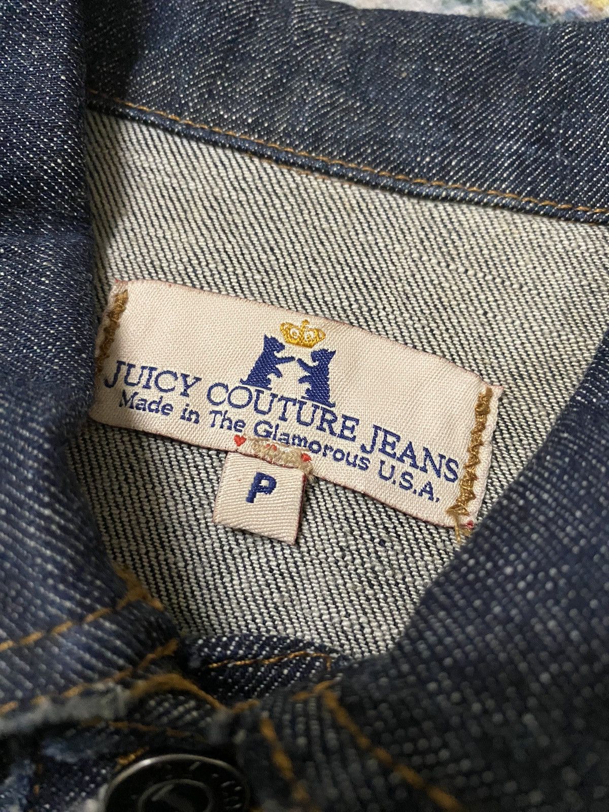 Juicy Couture × Juicy Couture Jeans × Vintage RARE Vintage Juice Couture Denim Jacket Woman Size S / US 4 / IT 40 - 4 Thumbnail