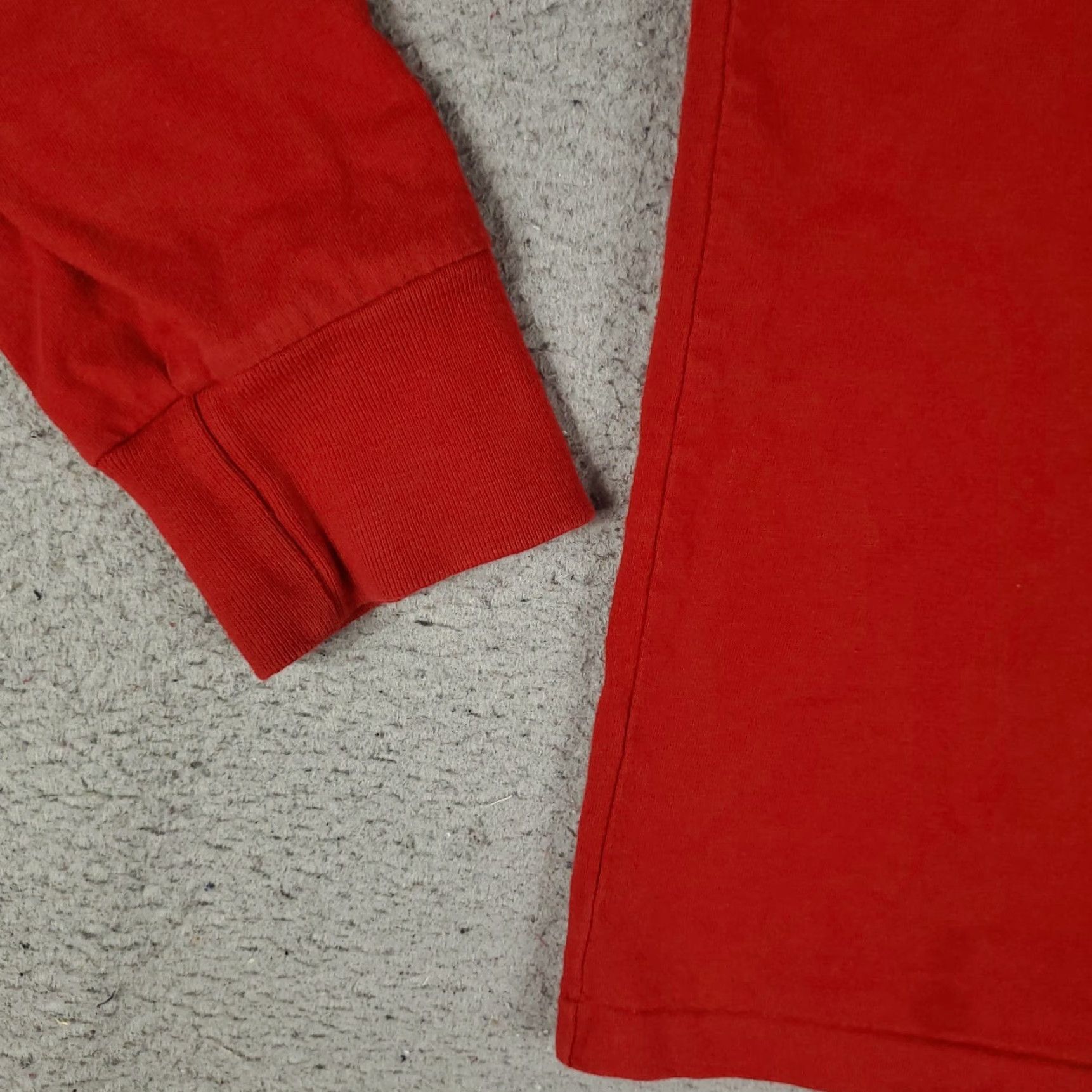 Ralph Lauren Ralph Lauren Polo Shirt Mens Small Red Pony Long Sleeve Crew Neck Cotton Size US S / EU 44-46 / 1 - 3 Thumbnail