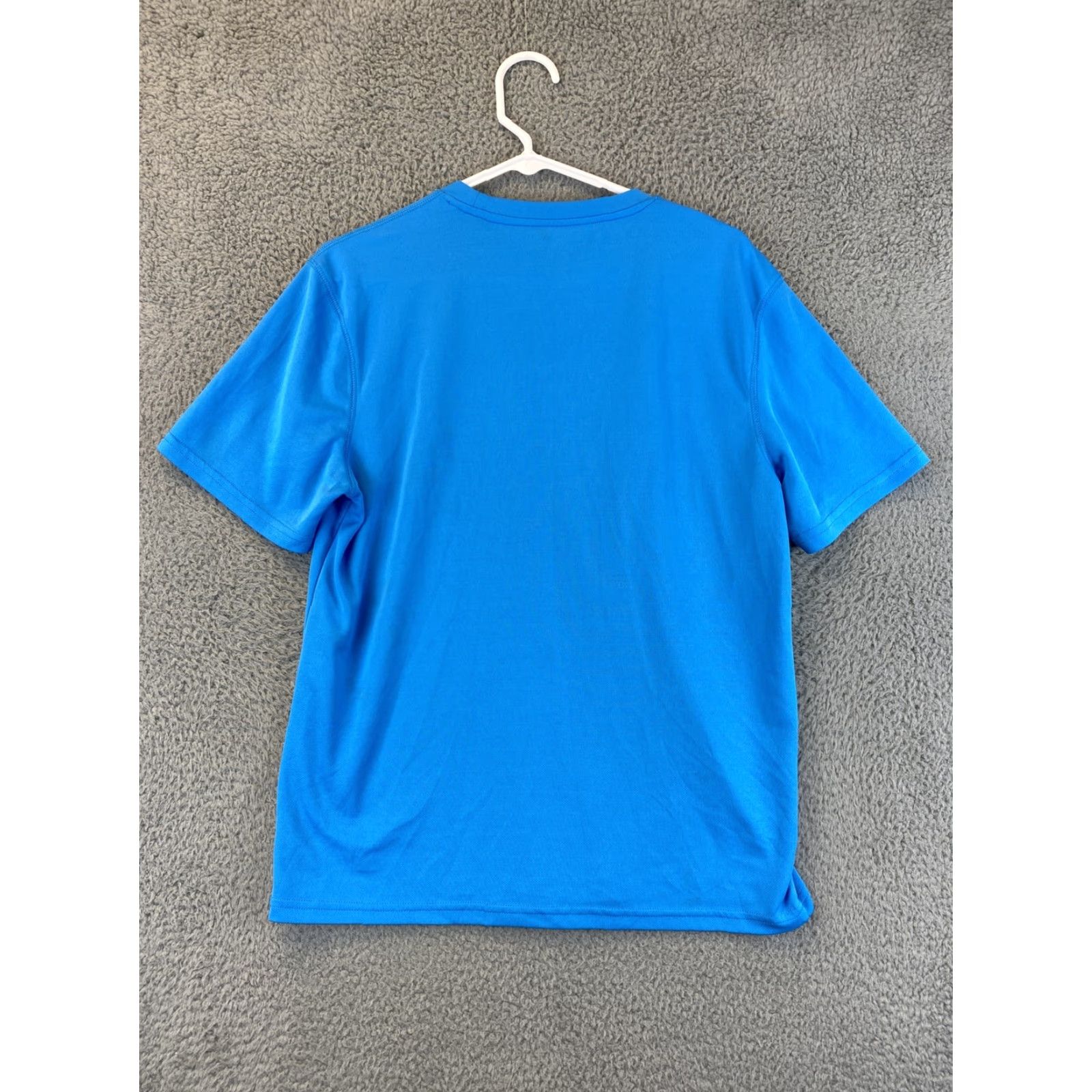Champion Champion Dri-Fit Mens M Turquoise Short Sleeve Crew Neck Active Shirt 62-24 Size US M / EU 48-50 / 2 - 7 Thumbnail