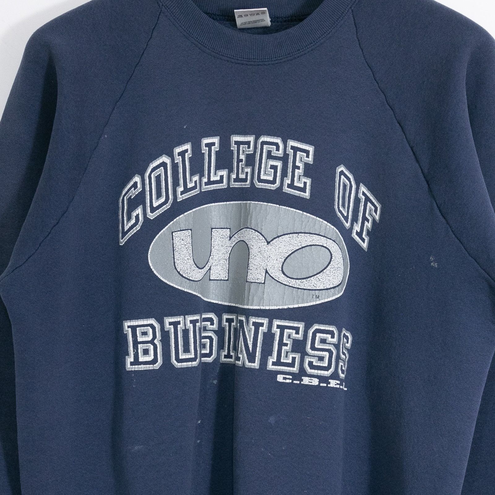 Vintage Vintage 90s University Nebraska Omaha Sweatshirt Mens XL Size US XL / EU 56 / 4 - 3 Thumbnail