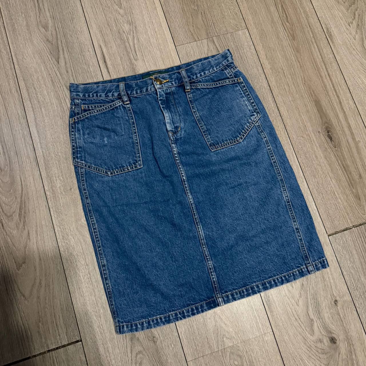 Lauren Ralph Lauren LRL Ralph Lauren Jeans Co Women Size 6 Denim Jean Skirt Size 26" / US 2 / IT 38 - 2 Thumbnail