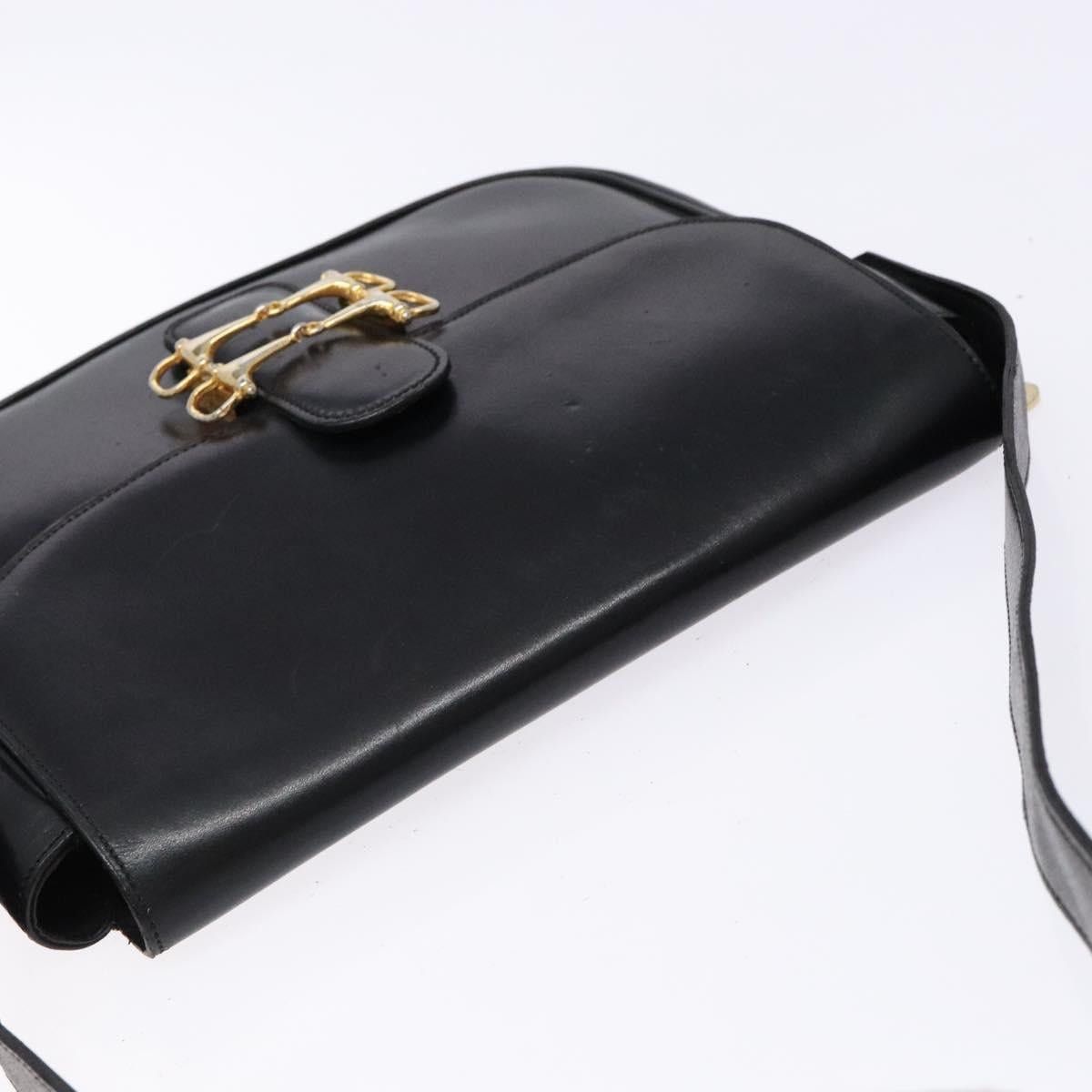 Celine CELINE Shoulder Bag Leather Black Gold Size ONE SIZE - 6 Thumbnail